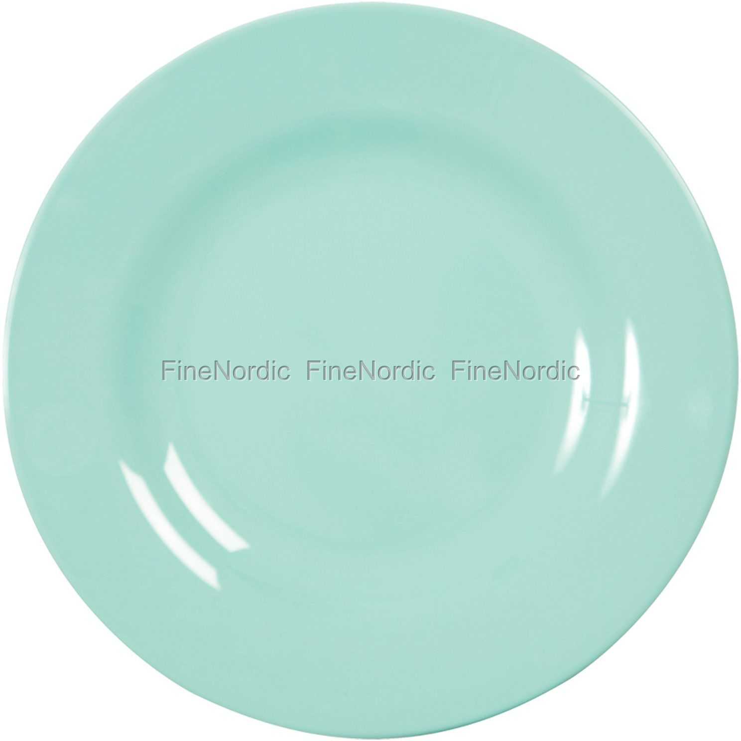 Rice Melamine Plate Dark Mint