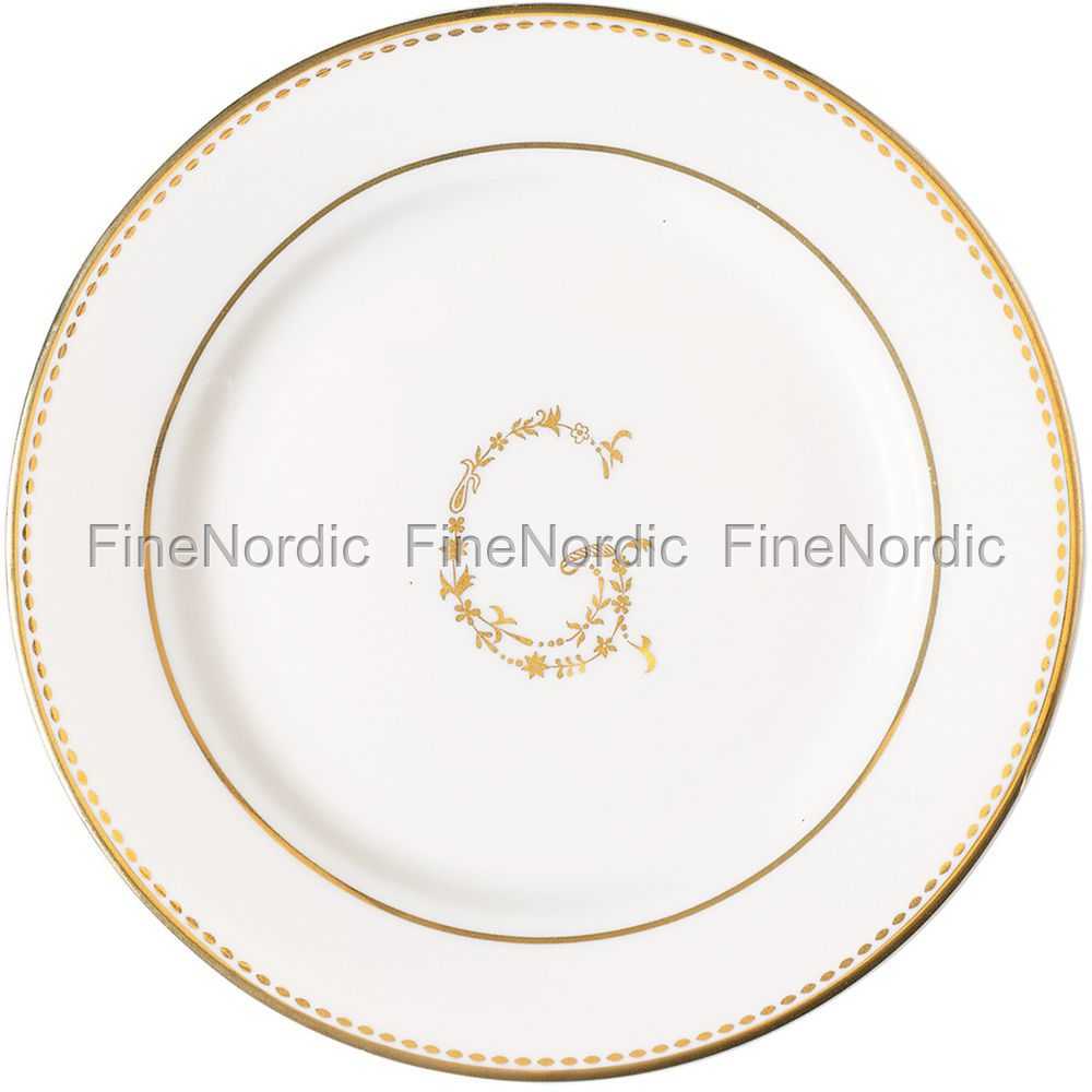 GreenGate Small Plate - G Gold 15 cm