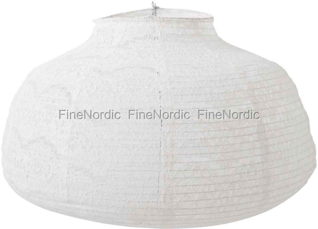 white lace lampshade