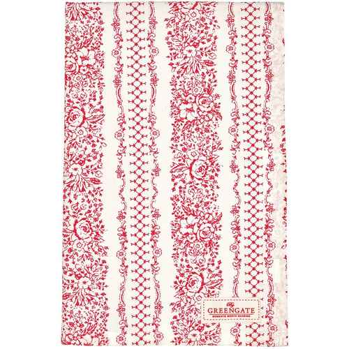 Greengate Largest Selection All News Green Gate International Greengate Tea Towel Jenny Red