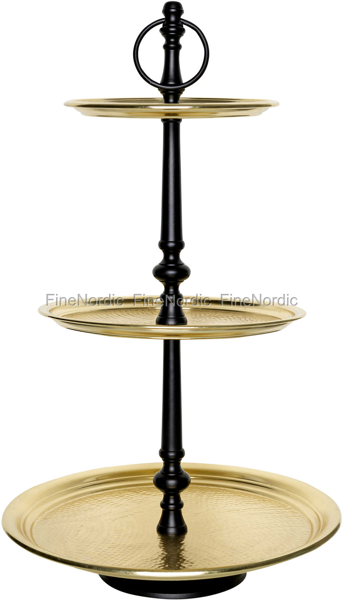 GreenGate Cake Stand GoldPlated with Black