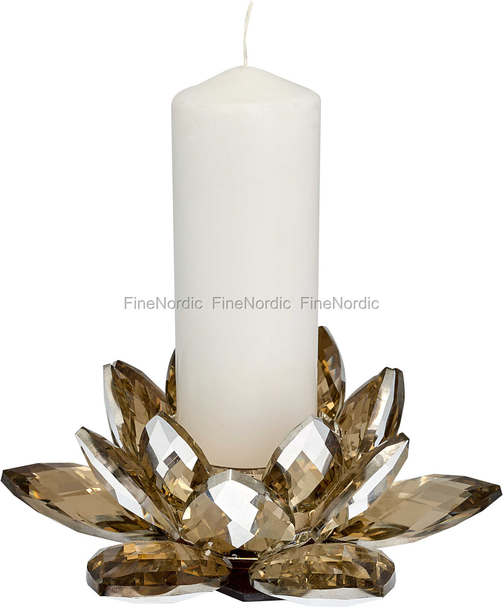 crystal candle holder