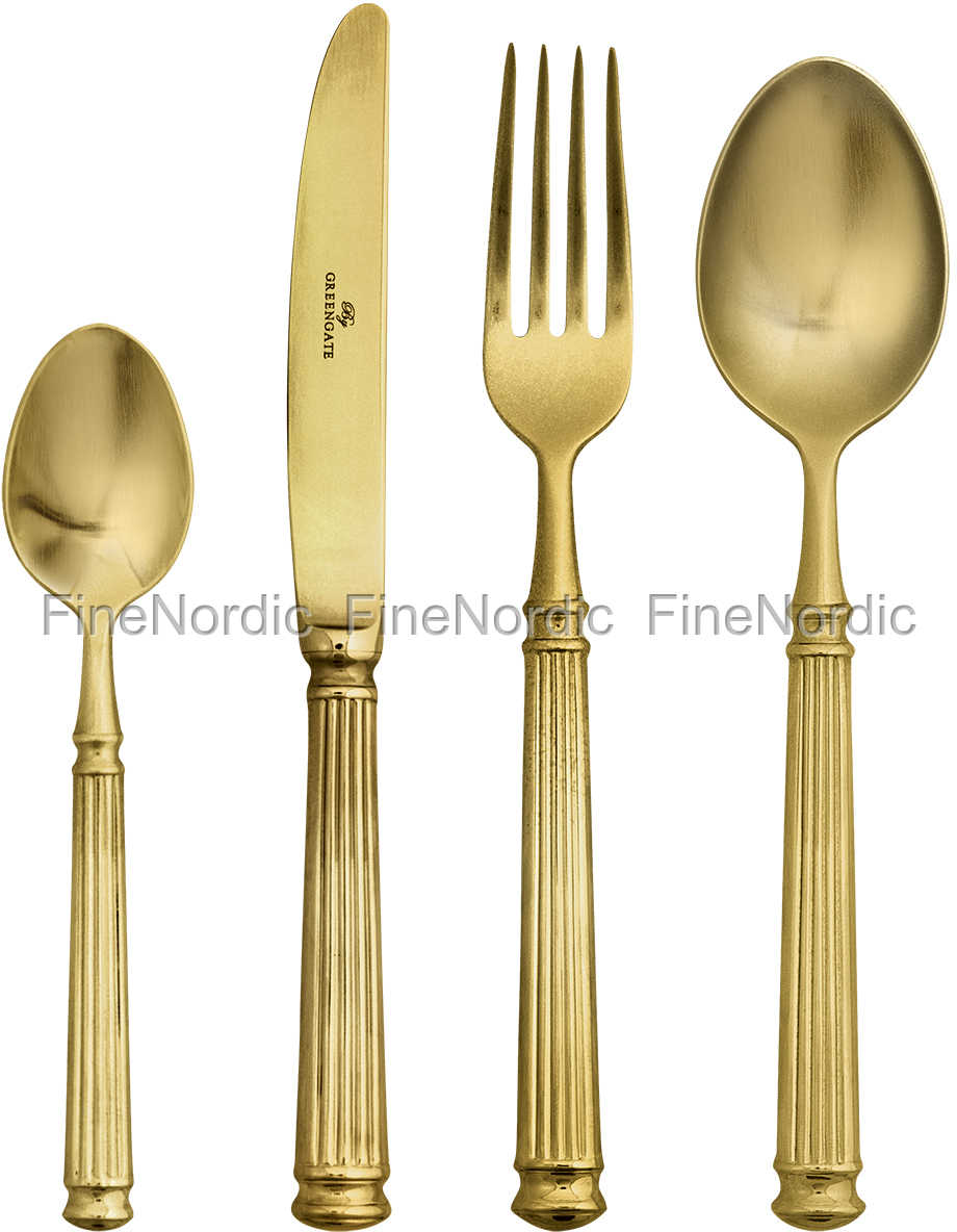 GreenGate Cutlery Dinner Set of 4 Pcs Gold