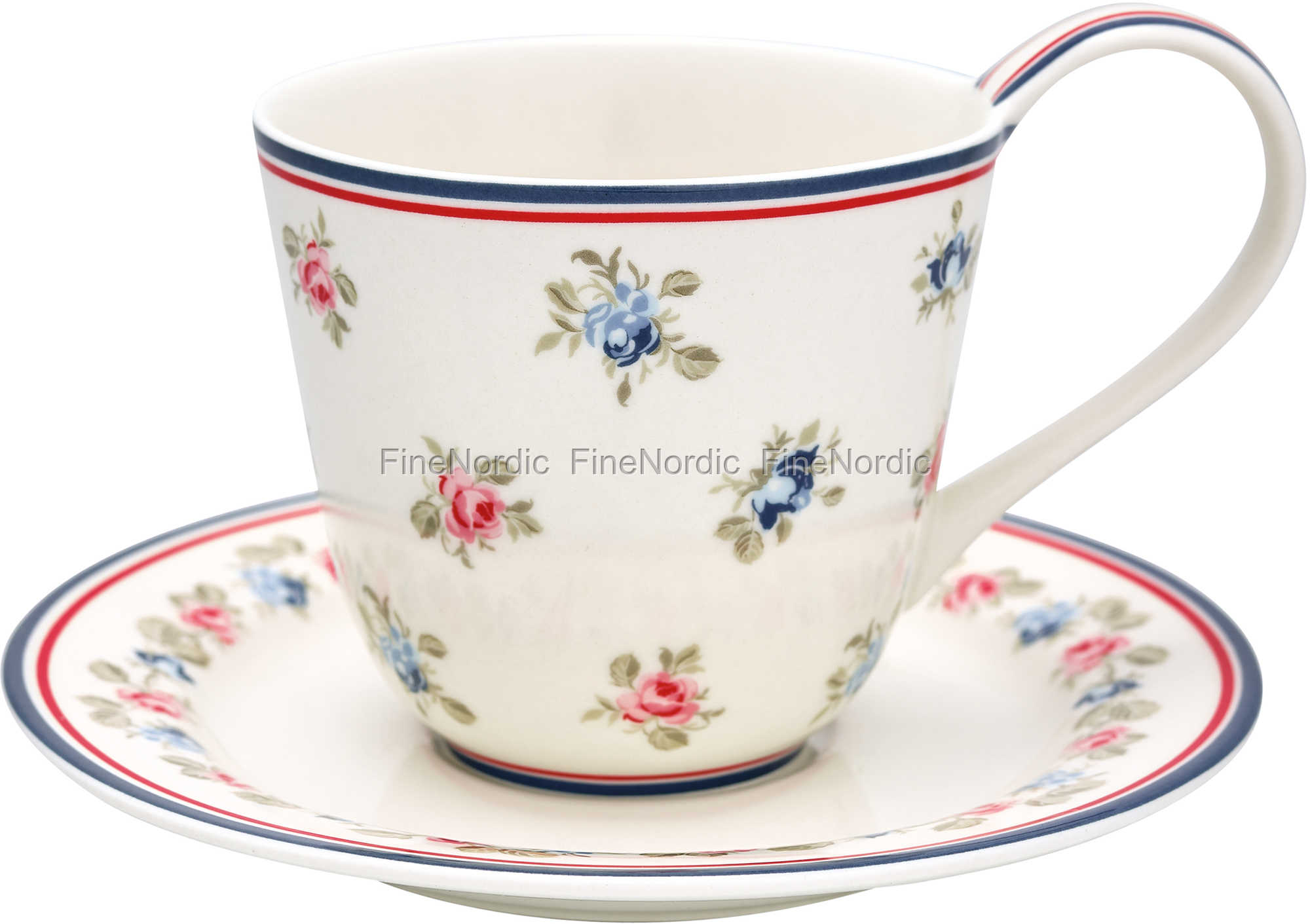 GreenGate Cup & Saucer Hailey White