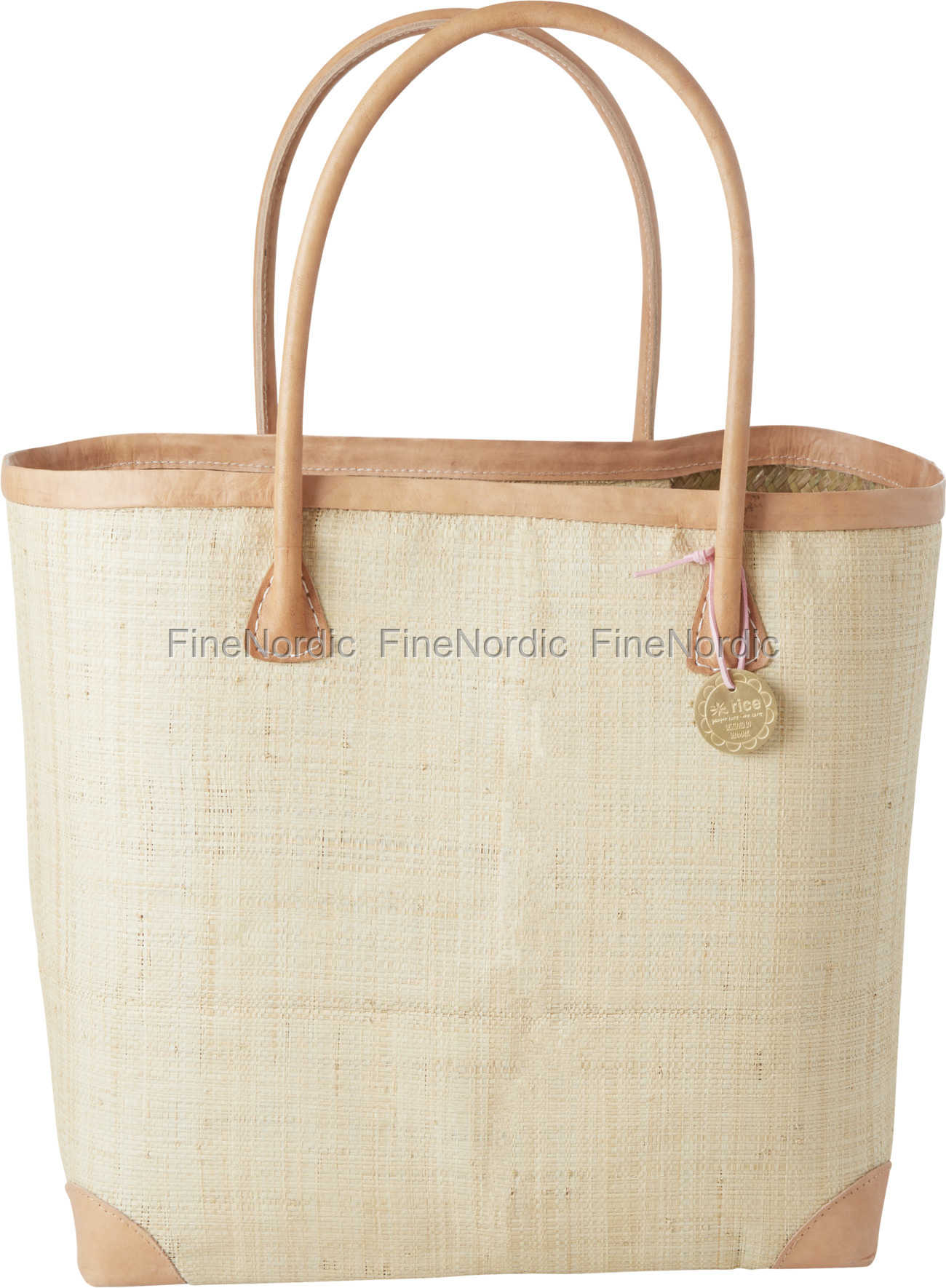 raffia shopping bag