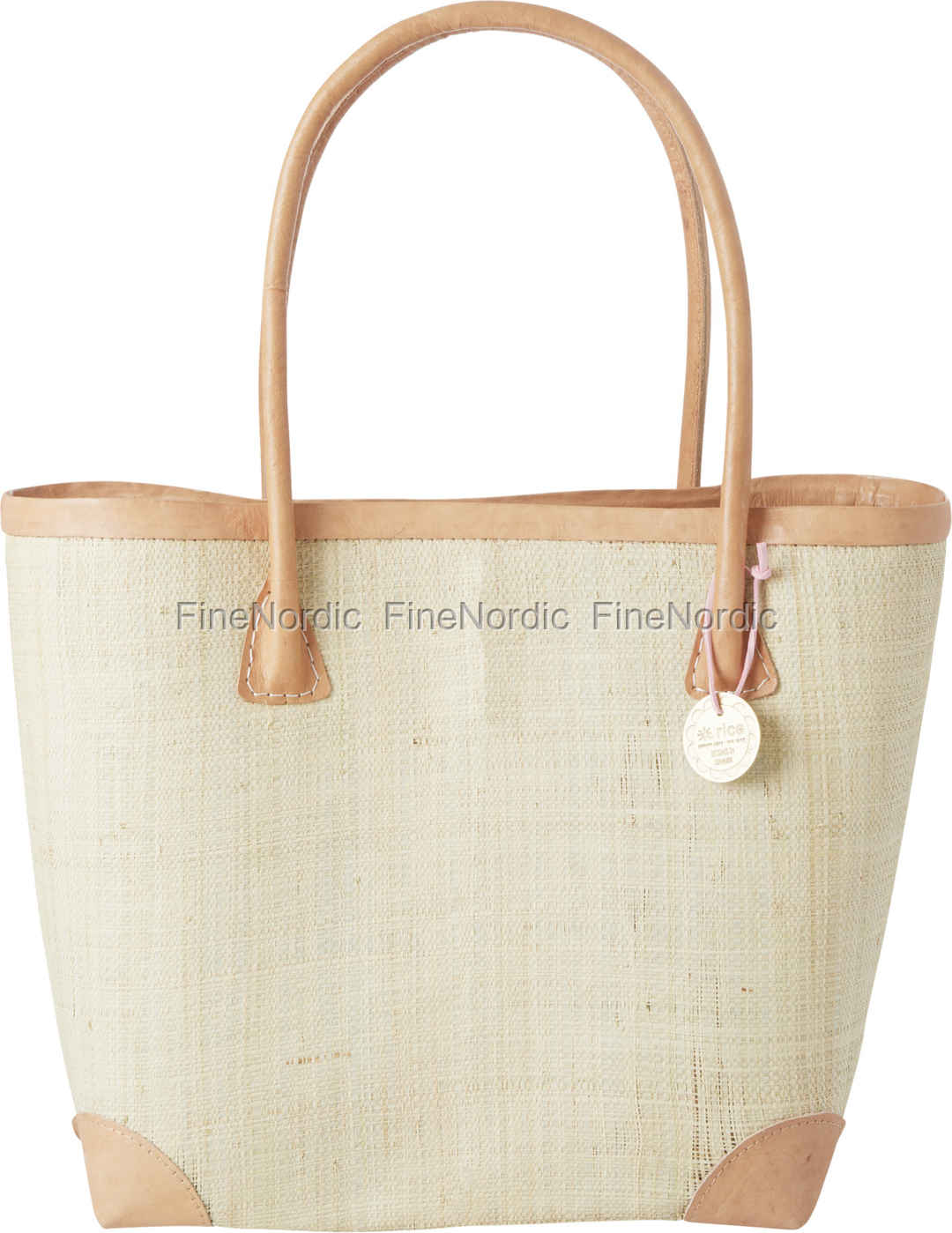 raffia shopping bag