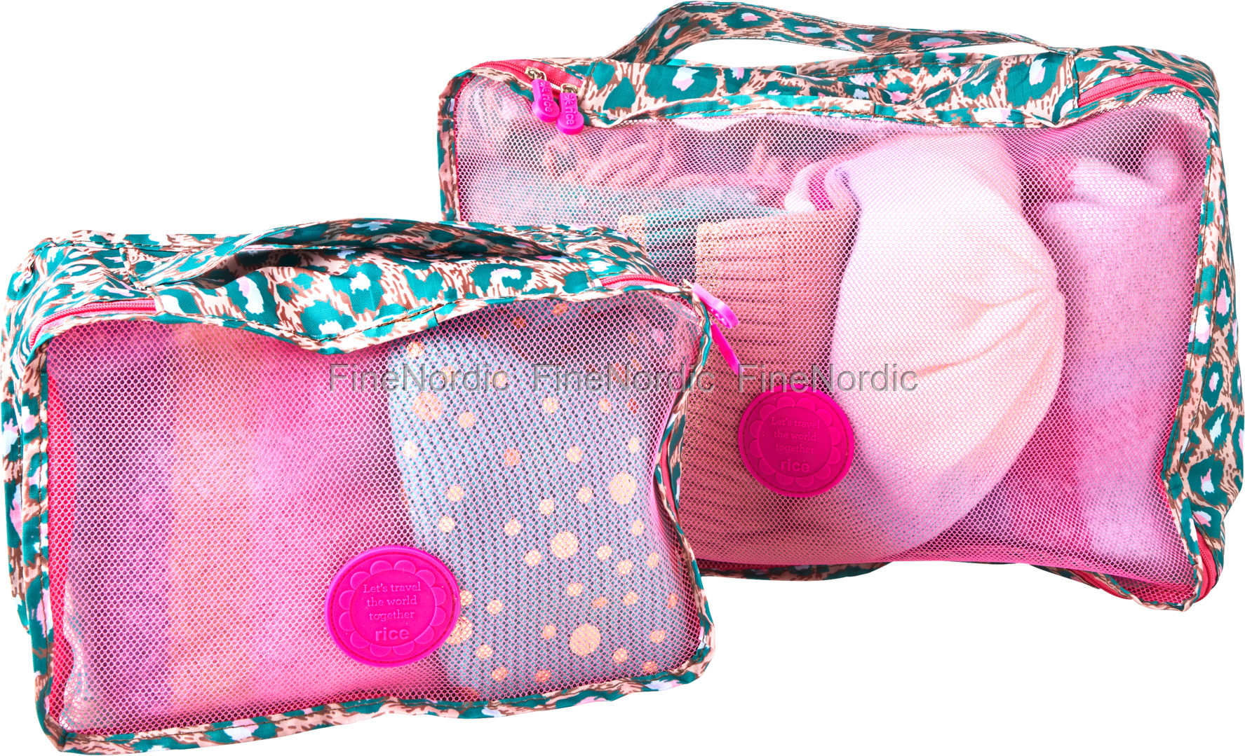 leopard print packing cubes