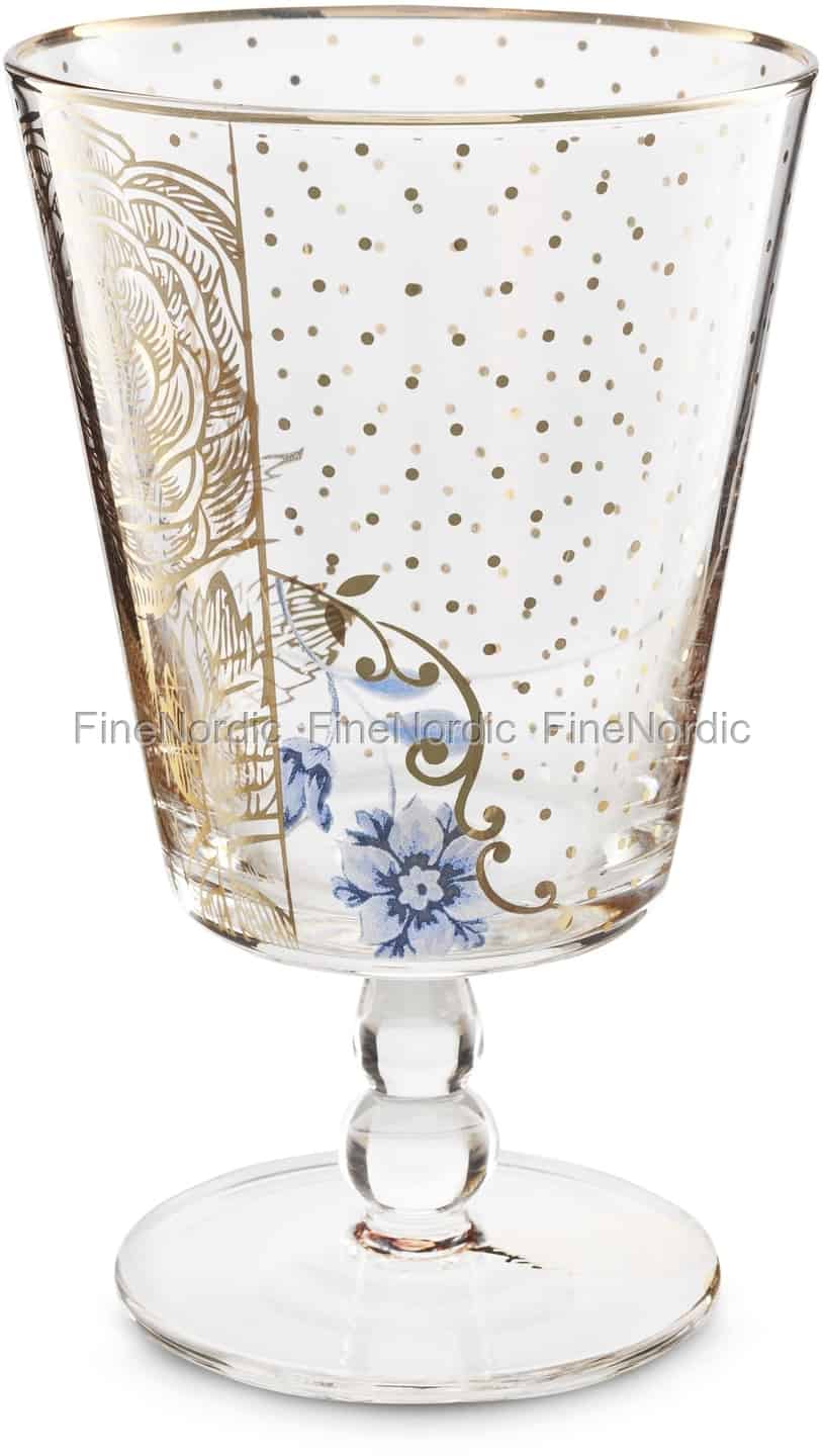 PIP Studio Bicchiere da acqua Royal Golden Flower