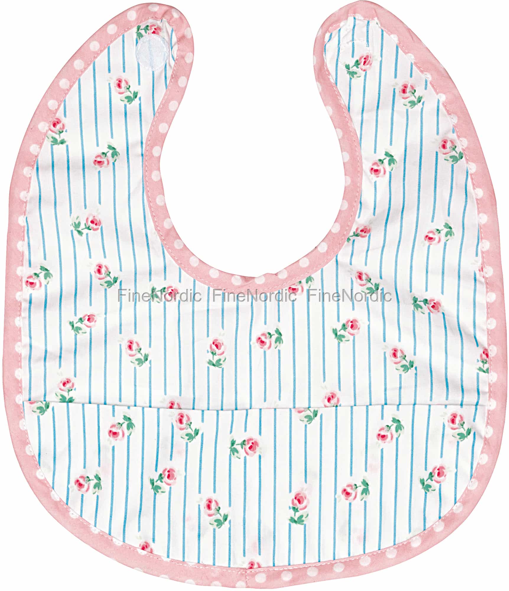 GreenGate Baby Bib Lily Petit White