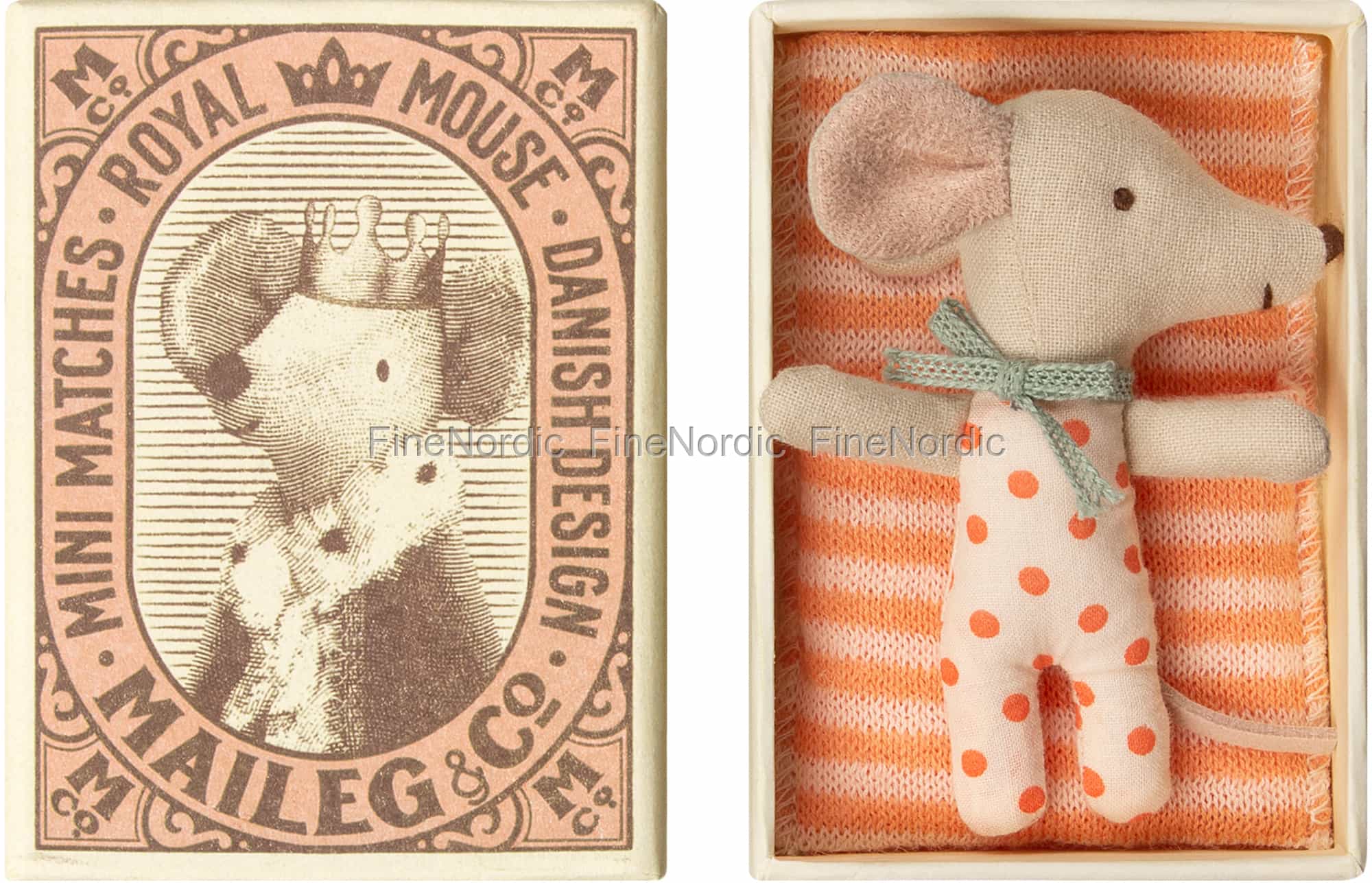 Sleepy Wakey Baby Girl Mouse Maileg Mouse in A Box