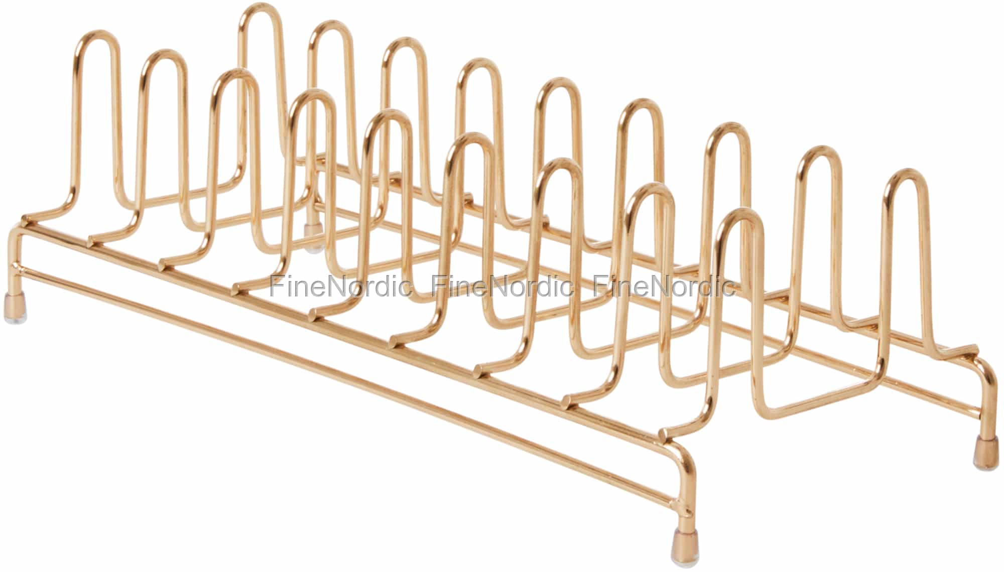 Rice Plate Holder for 8 Plates - Gold