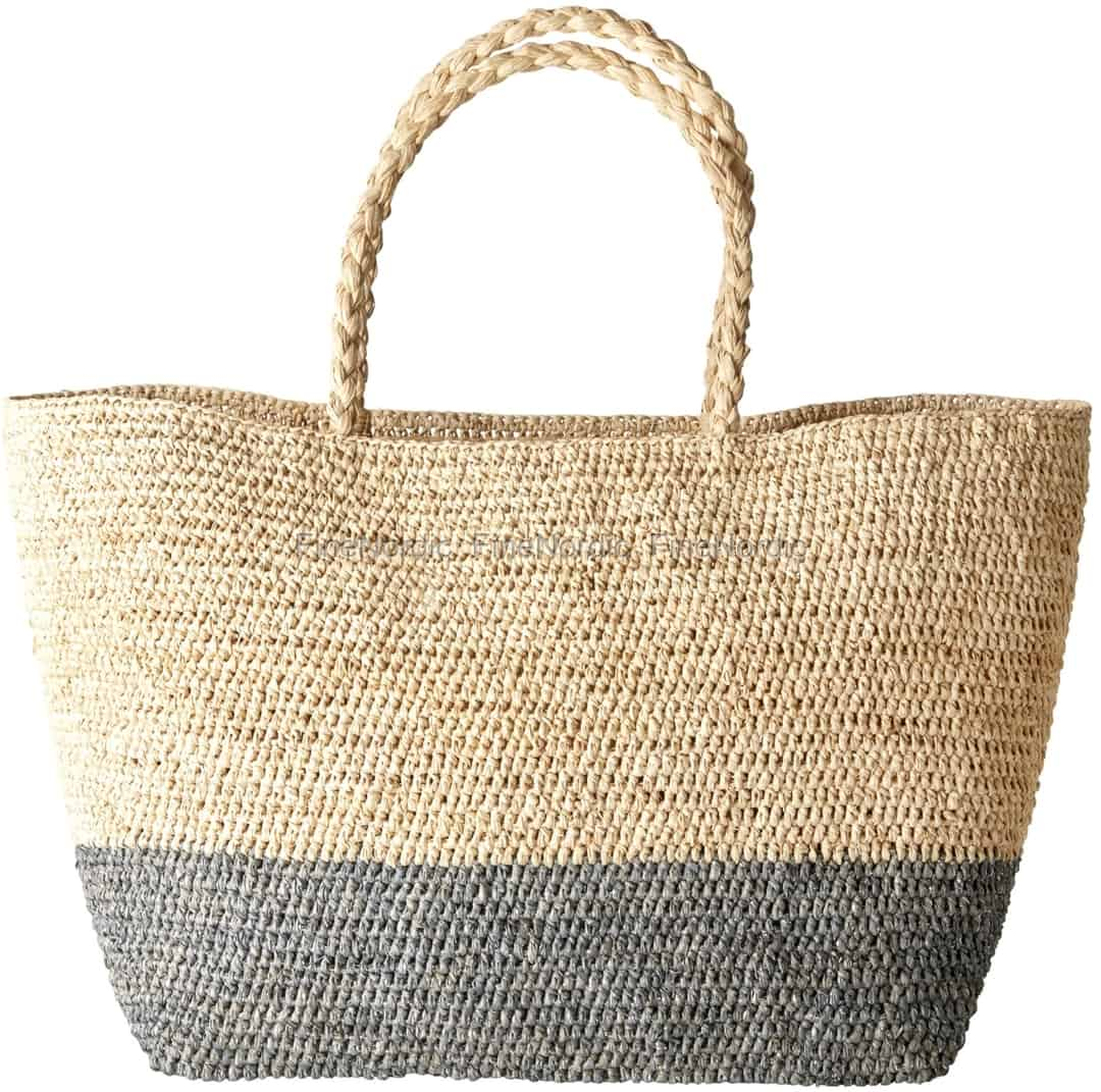 large raffia bag