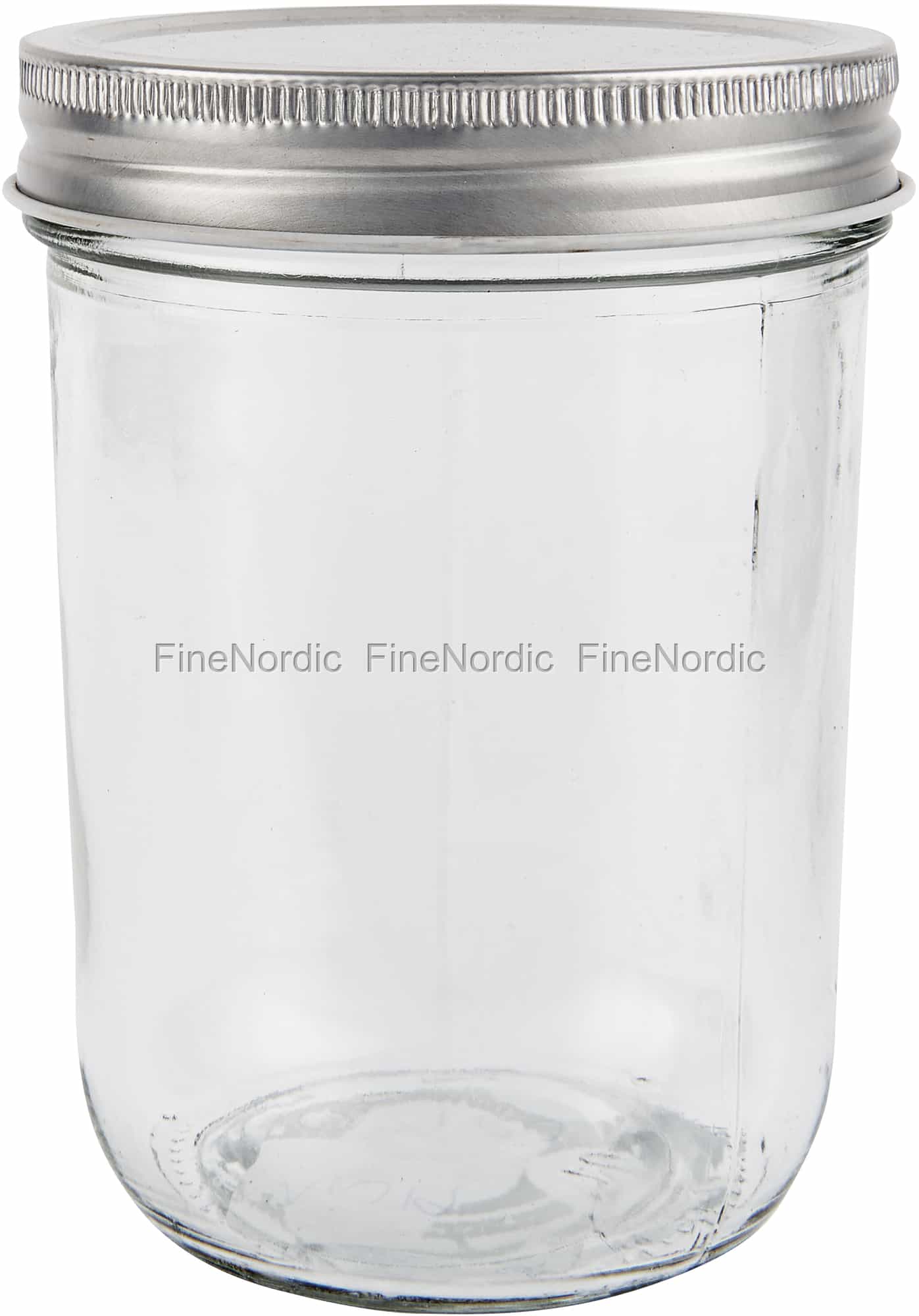 Ib Laursen Glass Jar With Silver Lid 200 Ml