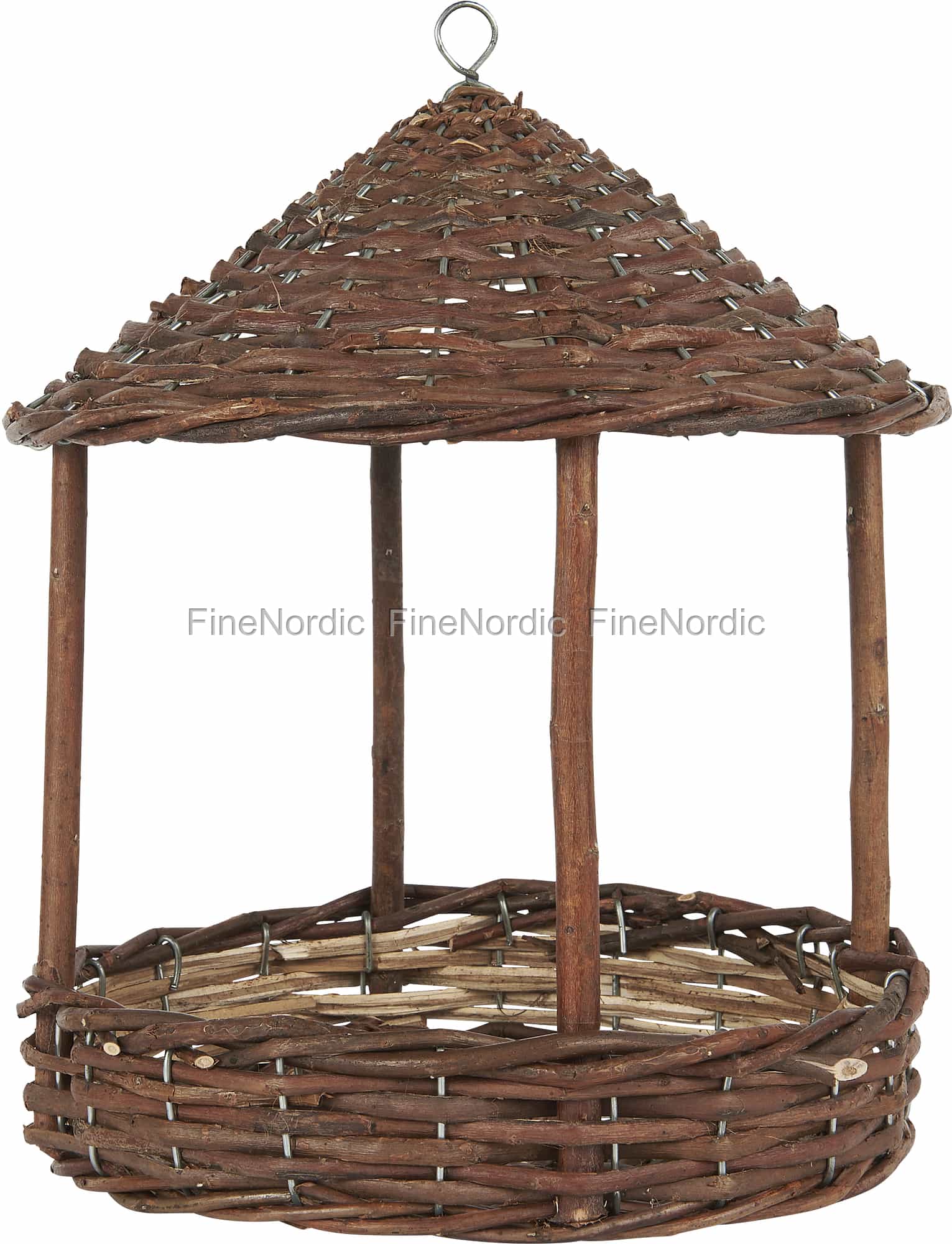 Ib Laursen Bird Feeder Willow Round