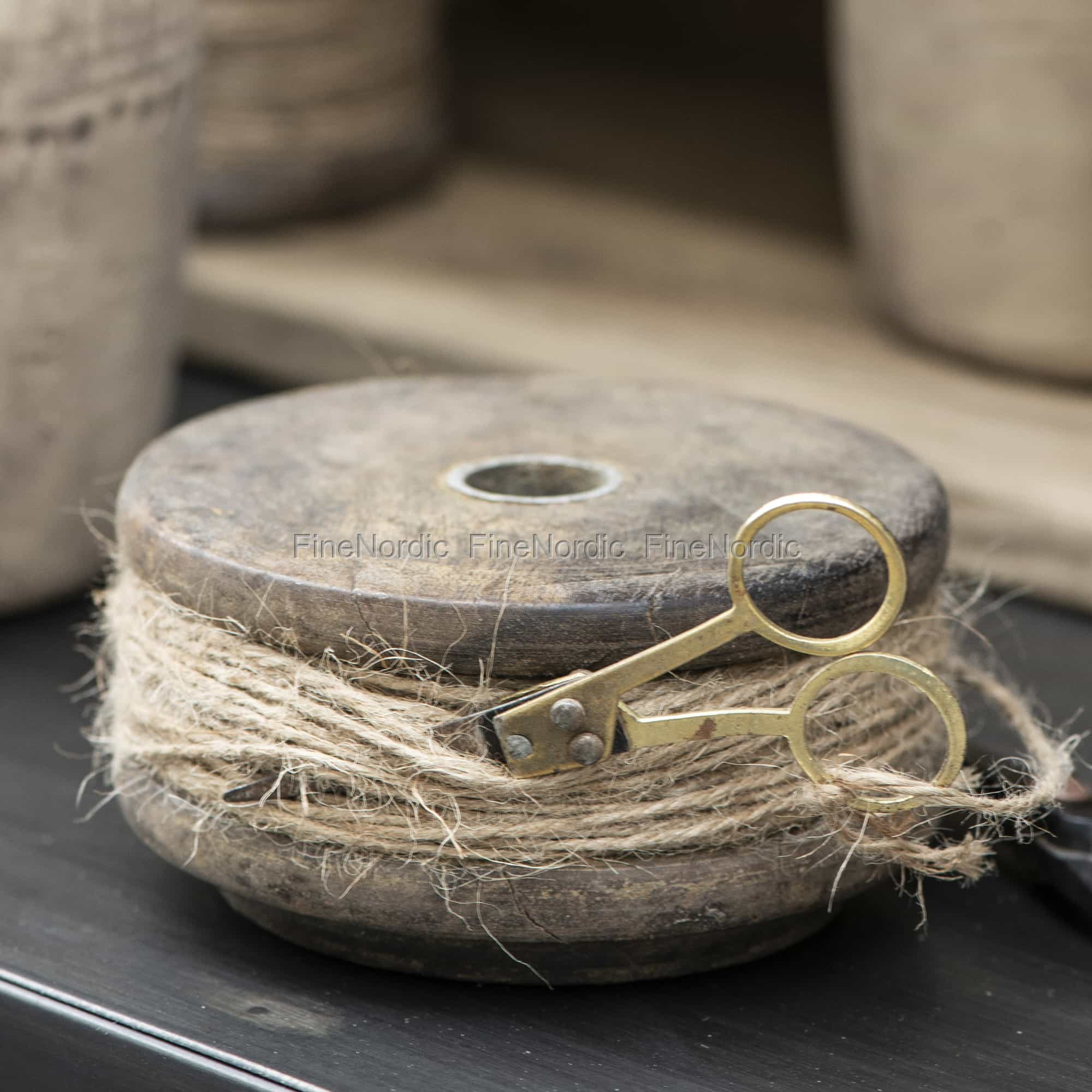 wooden spool