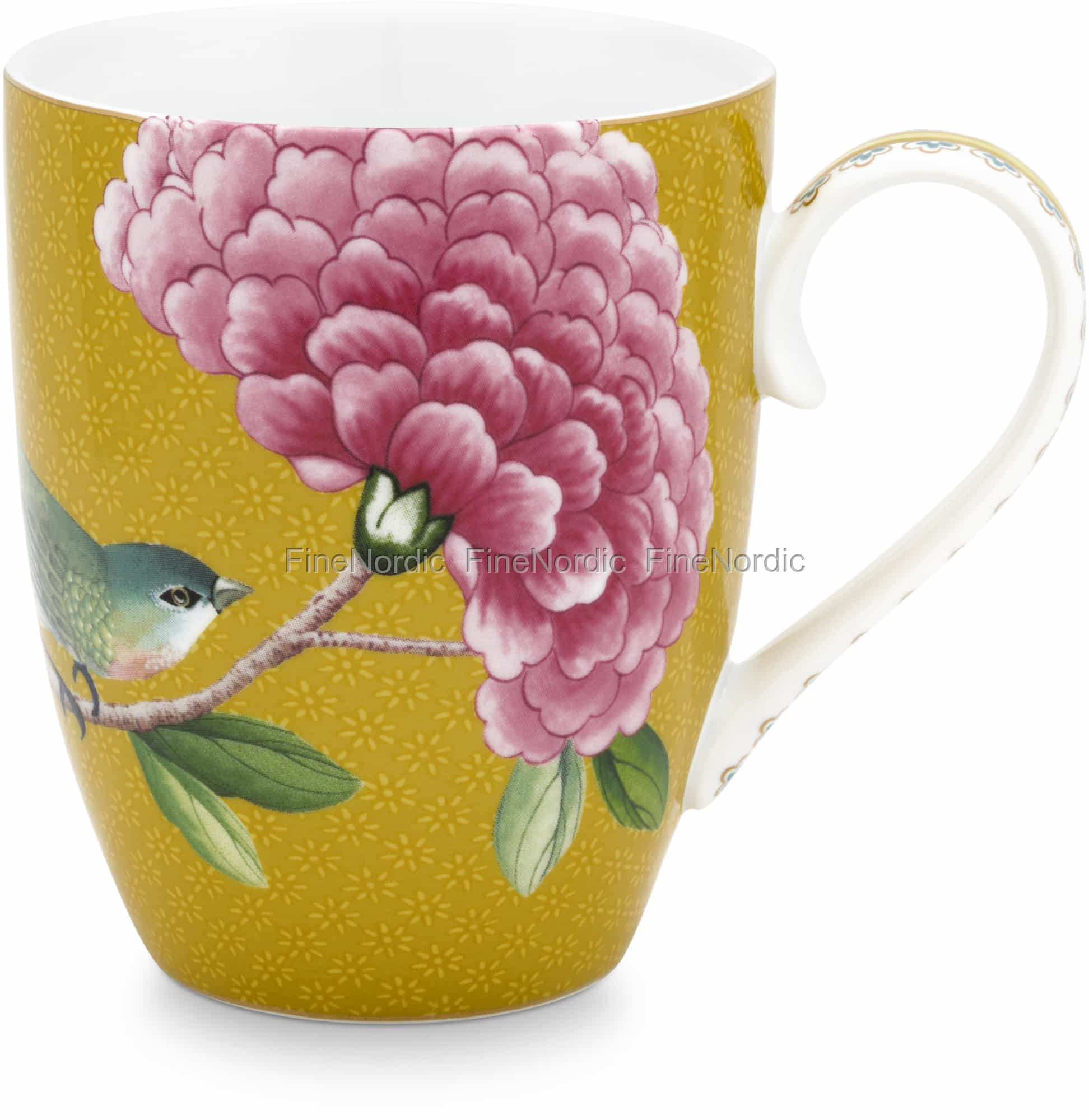 Pip Studio Mug Large Blushing Birds Yellow