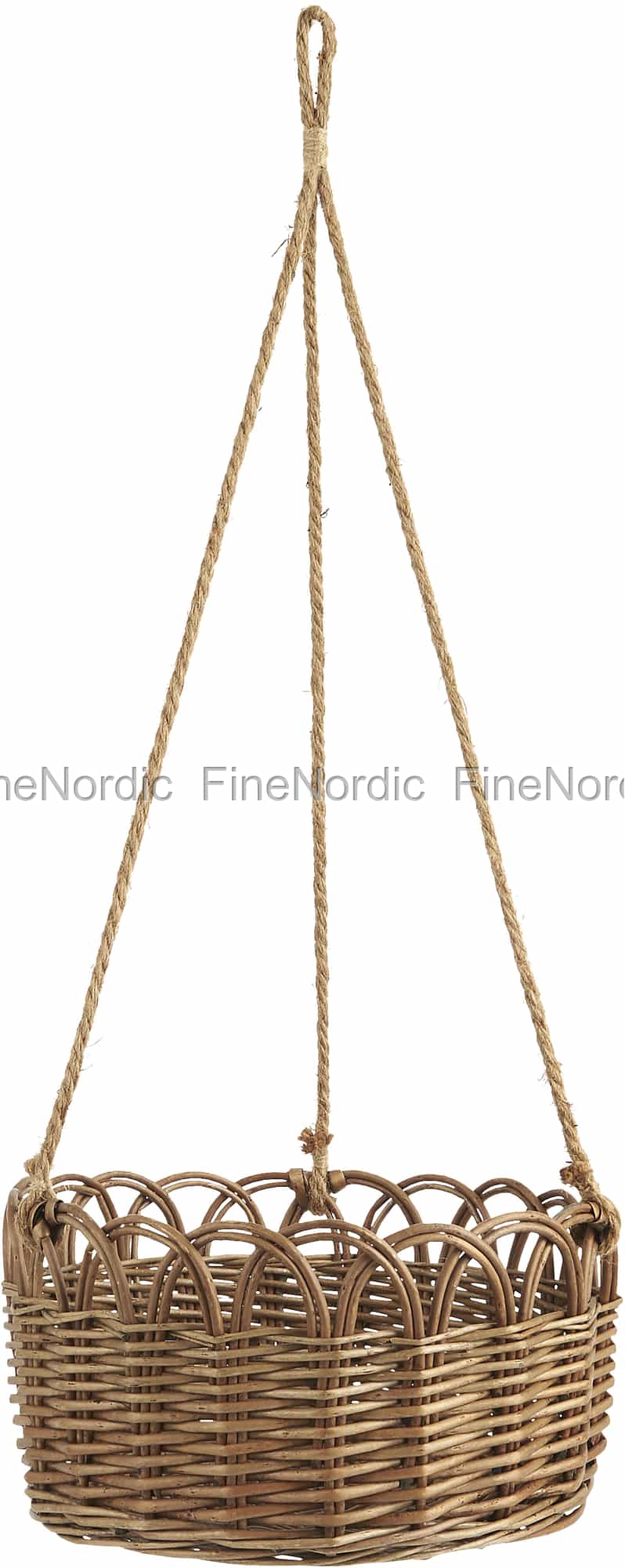 Ib Laursen Hanging Basket with Jute Rope