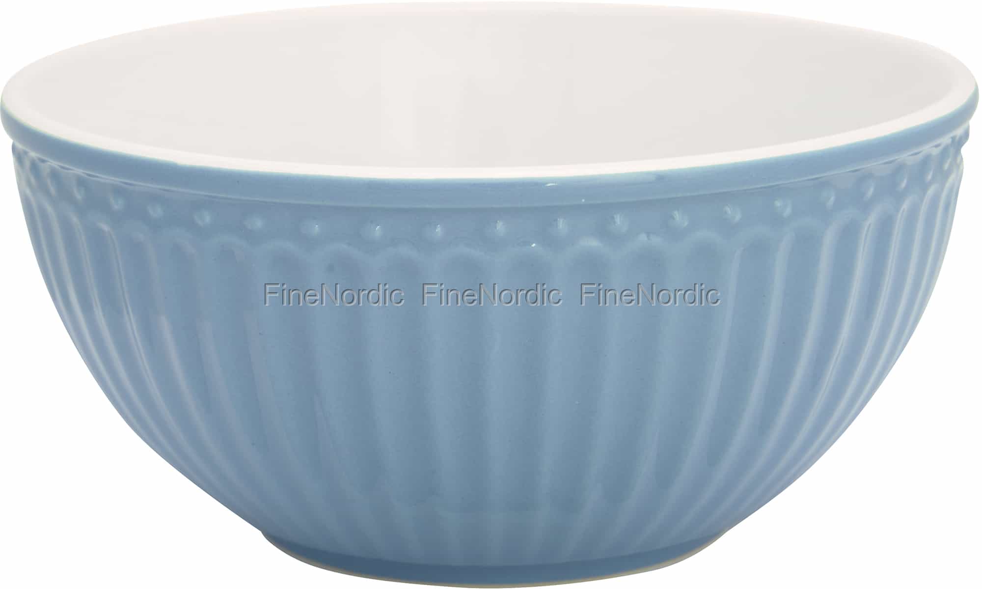 Greengate Cover Alice Blue 450 ML Cereal Bowl Everyday Tableware Sky Blue 