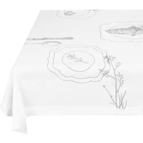 Pip Studio Tea Towel Royal Embroidery Plates Spoon