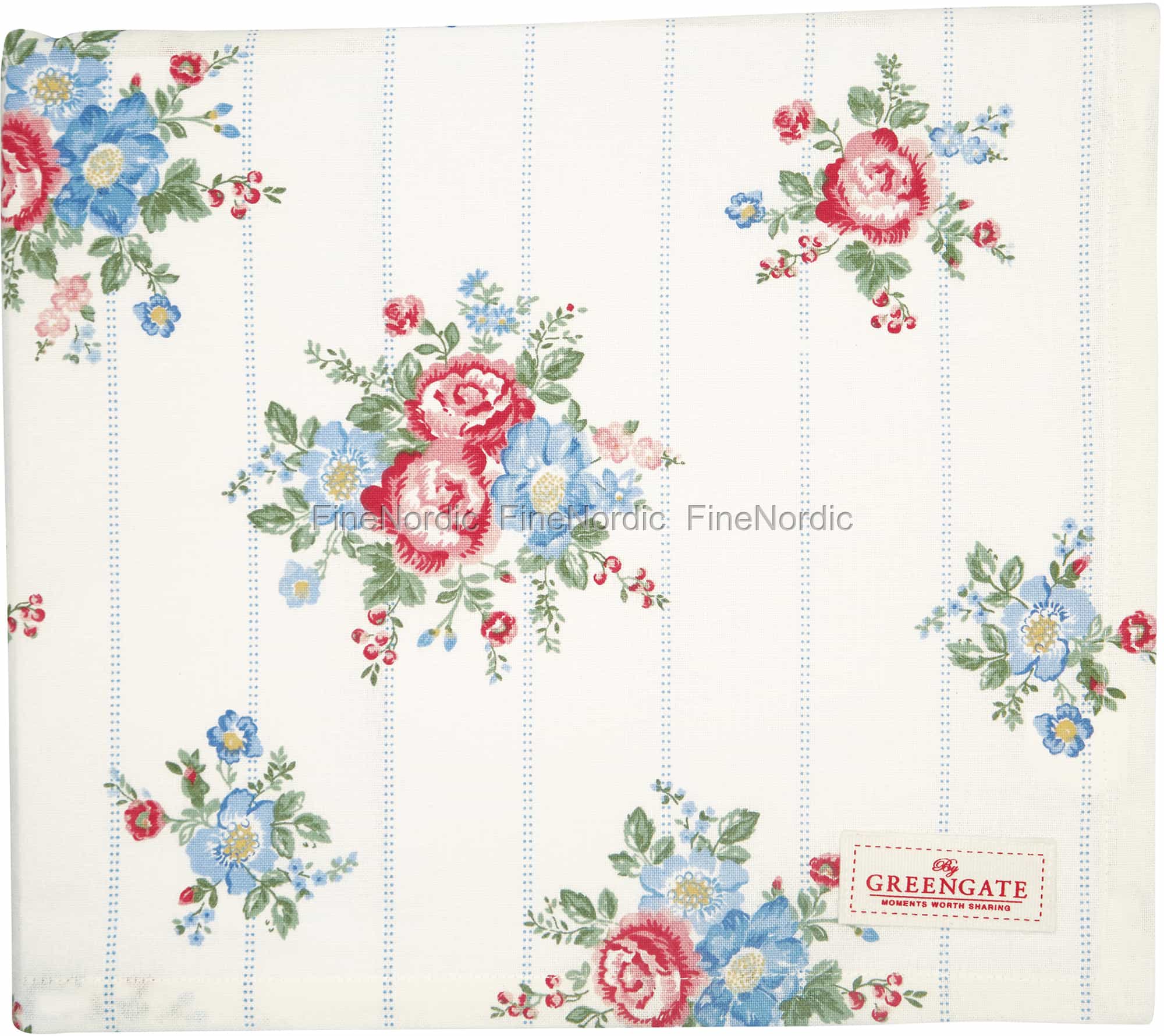 GreenGate Tablecloth Henrietta White 145 x 250 cm