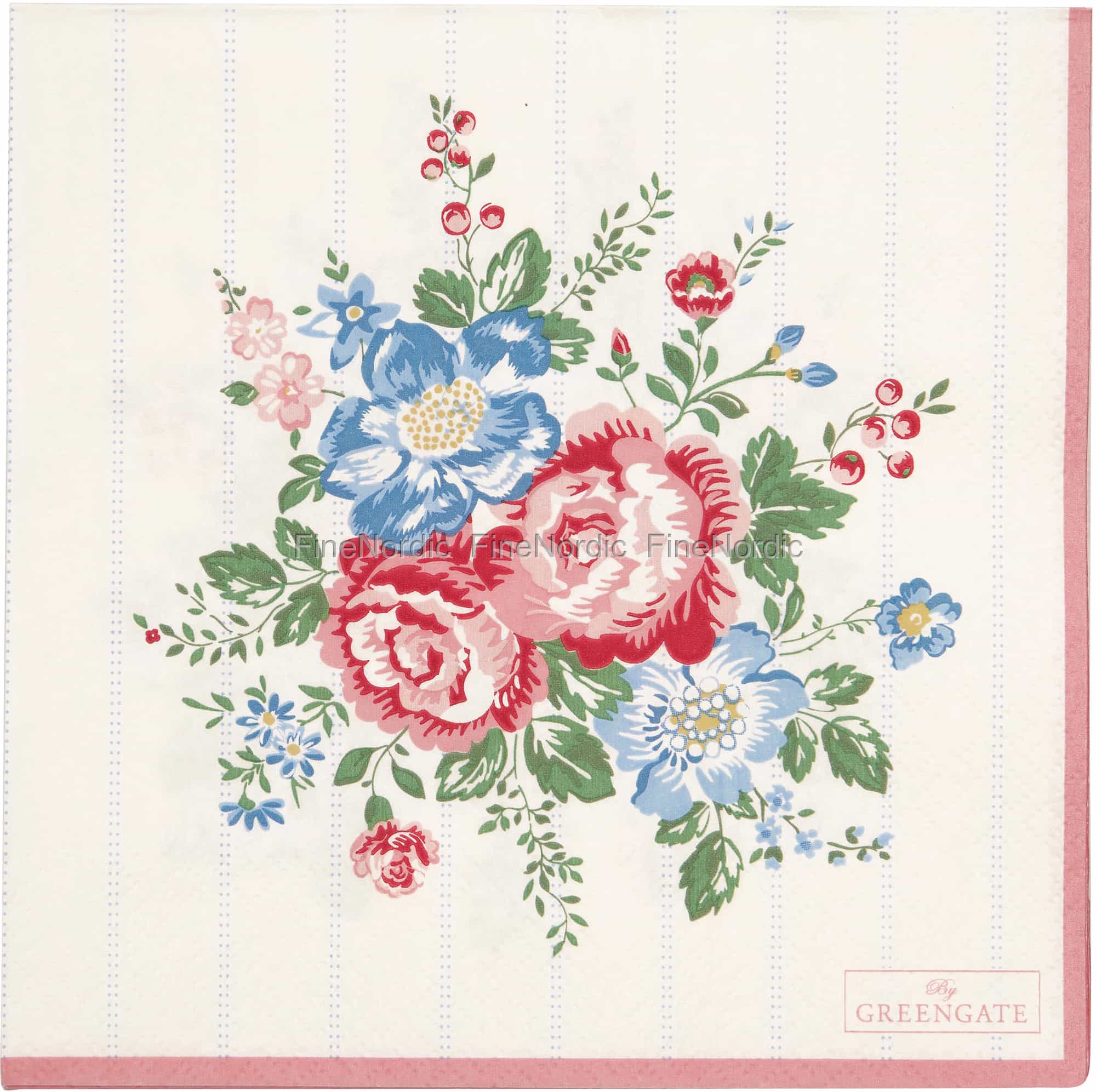 GreenGate Paper Napkins Henrietta White Large 20 pcs