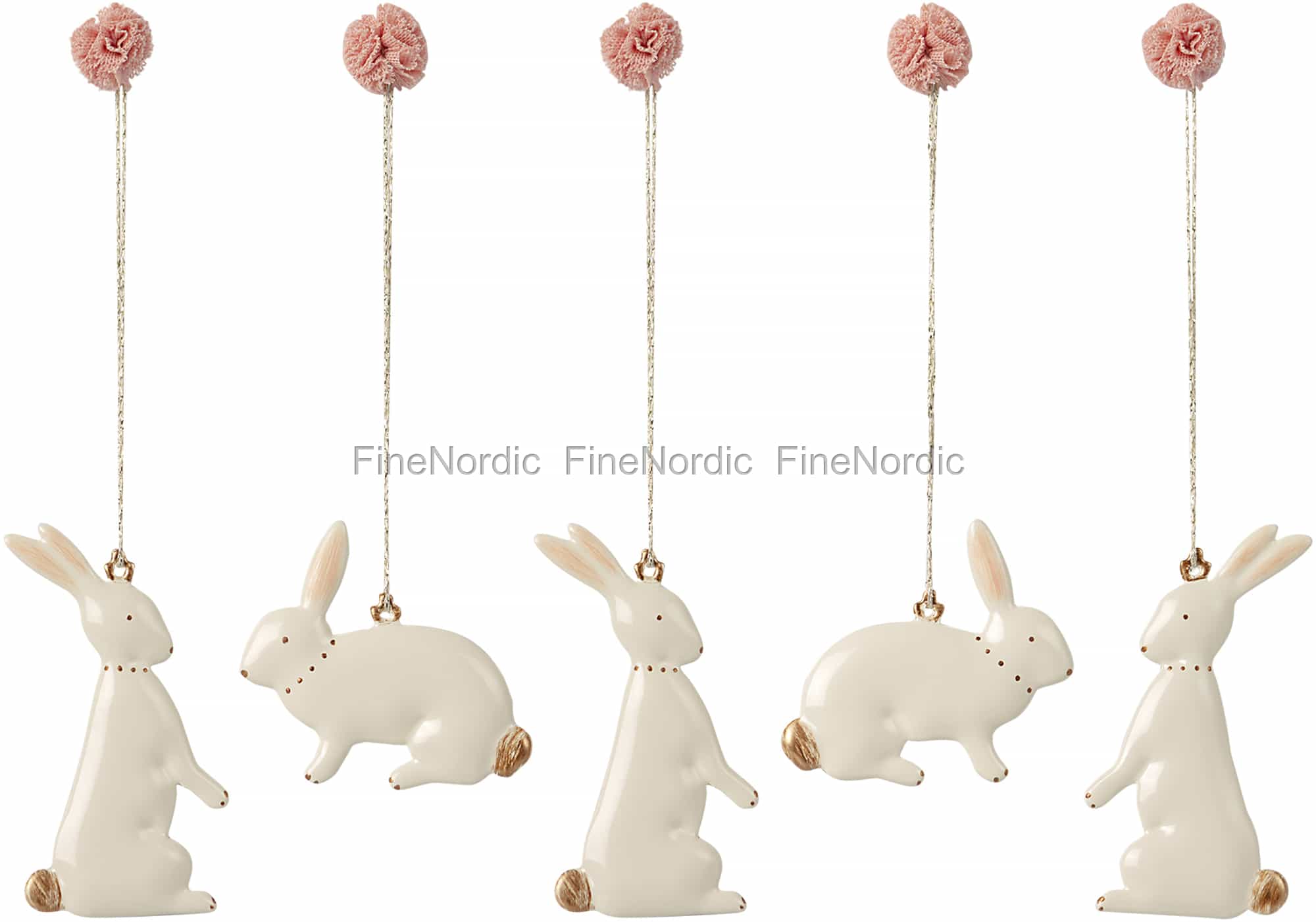 Maileg Easter Bunny Ornaments 5 Pcs
