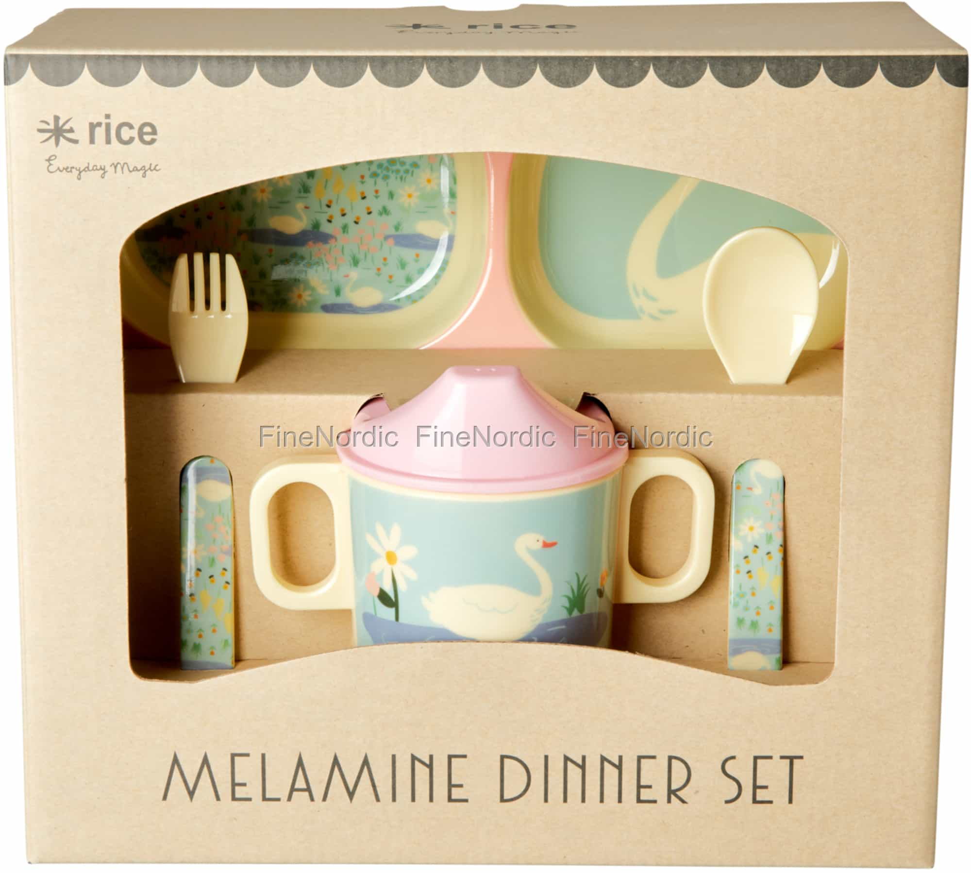 https://images.finenordic.com/image/61140-large-1640705613/rice-melamine-baby-dinner-set-in-giftbox-swan-set-of-4.jpg