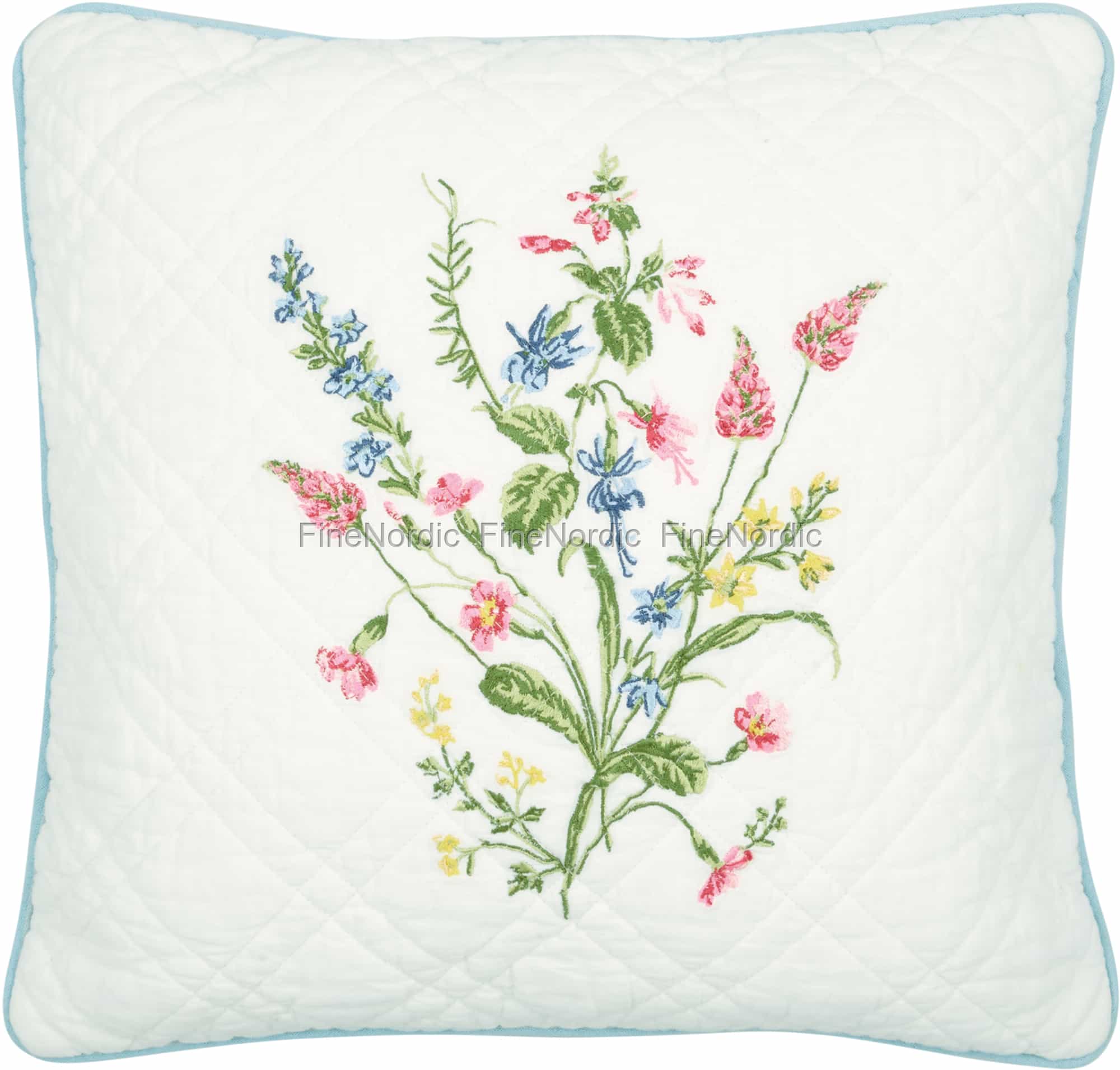 New Embroidery Square Cushion Cover Pillow Case Home Decor 17.50" x 17.50" 
