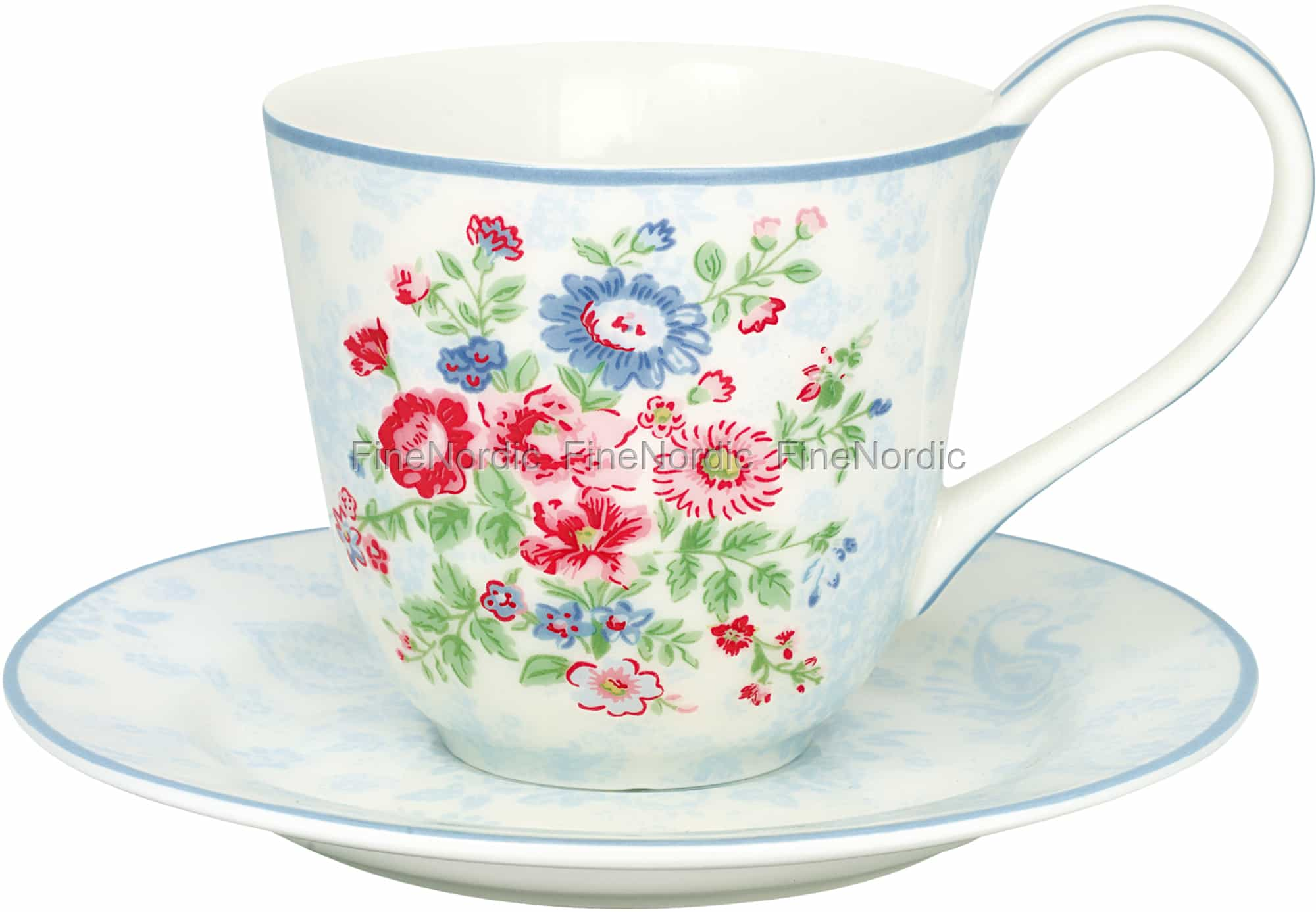 GreenGate Cup & Saucer Ailis White