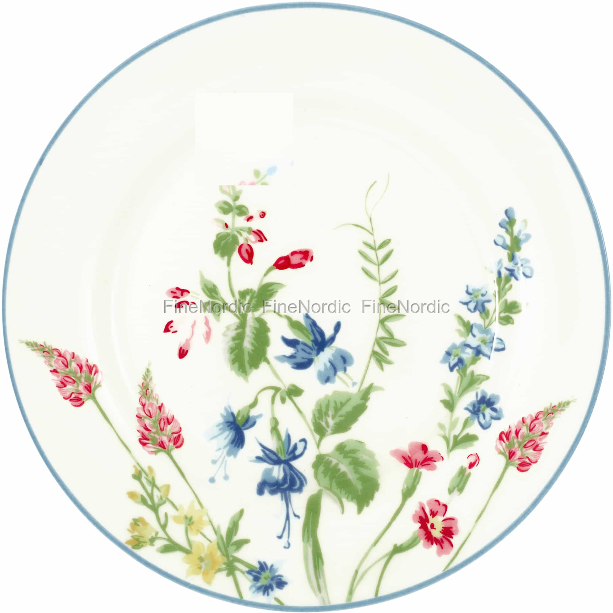 GreenGate Plate Elwin White