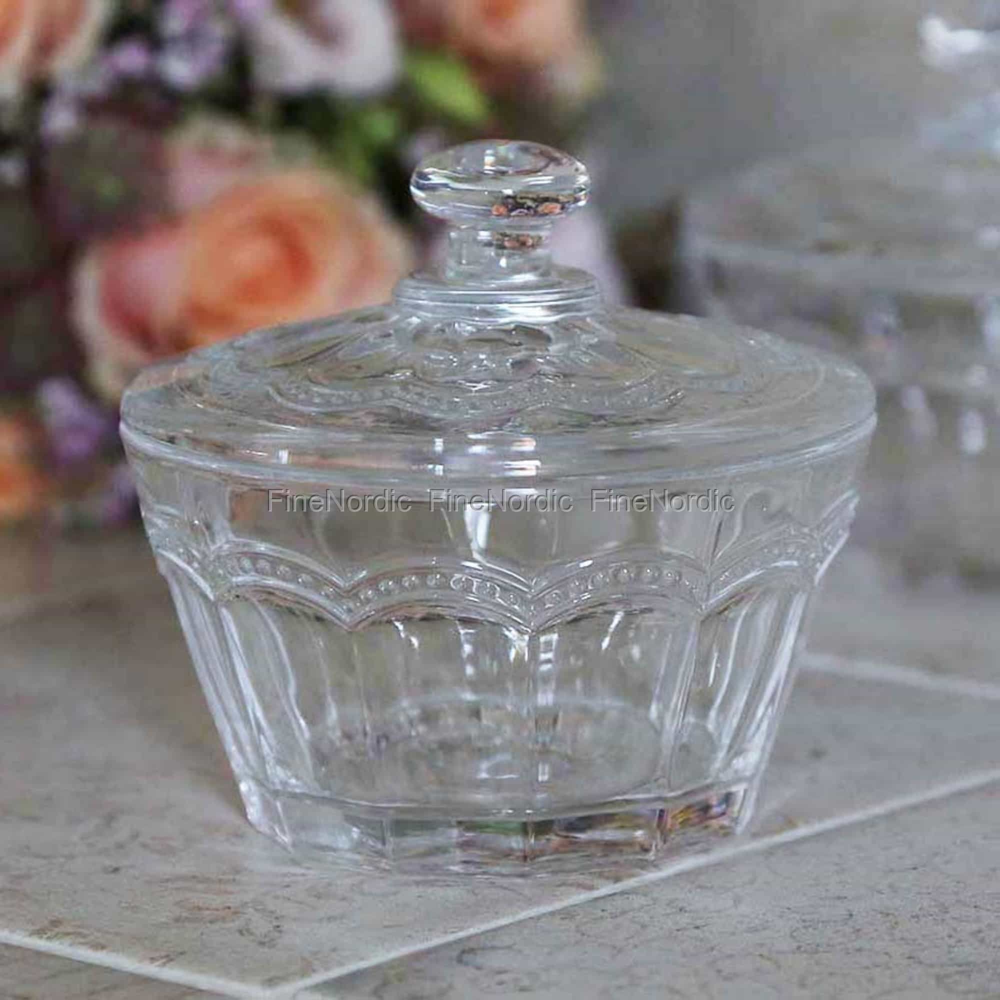 Vintage Glass Dish good with Lid