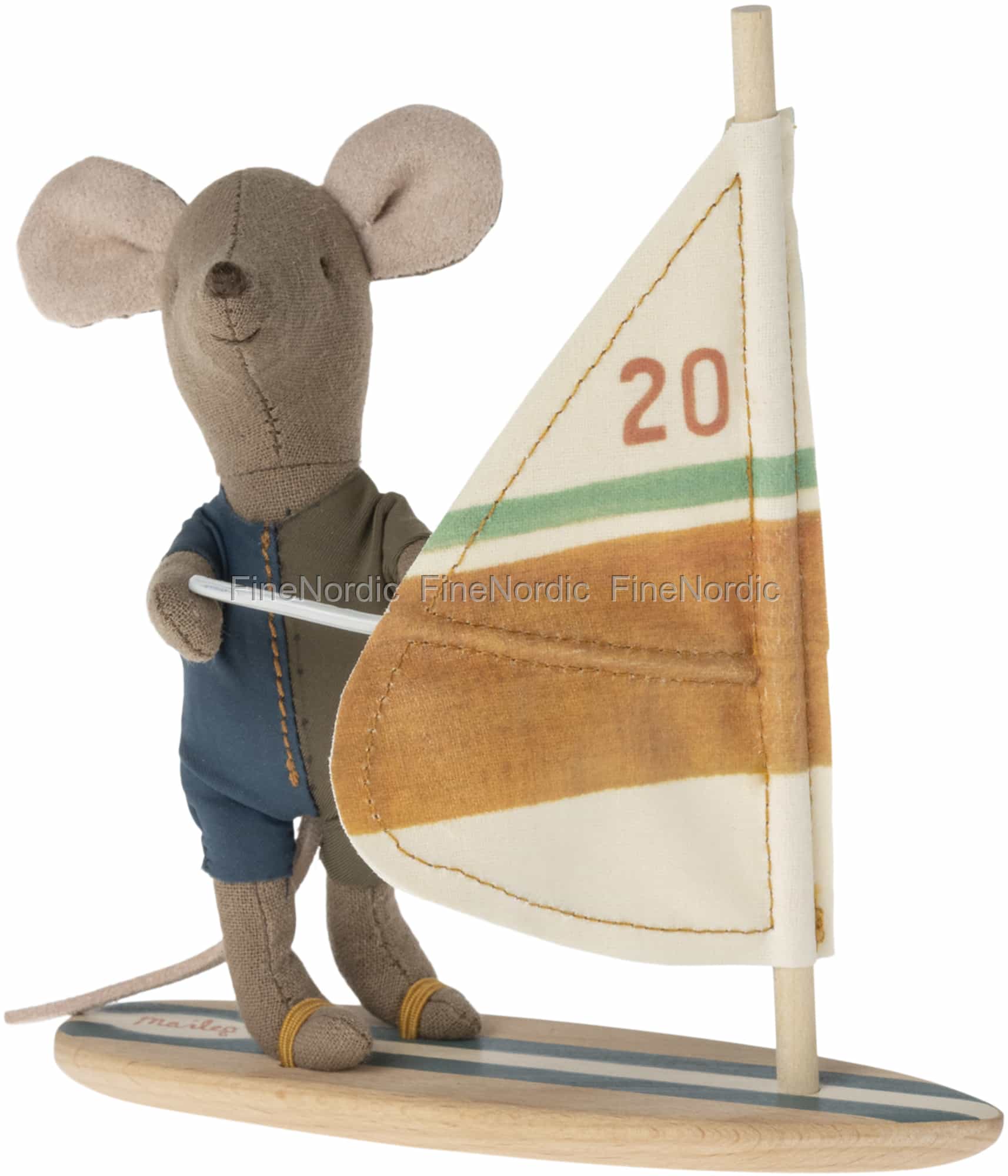MAILEG Beach Mice Surfer Little Brother MAILEG Beach Mice Surfer Little Brother