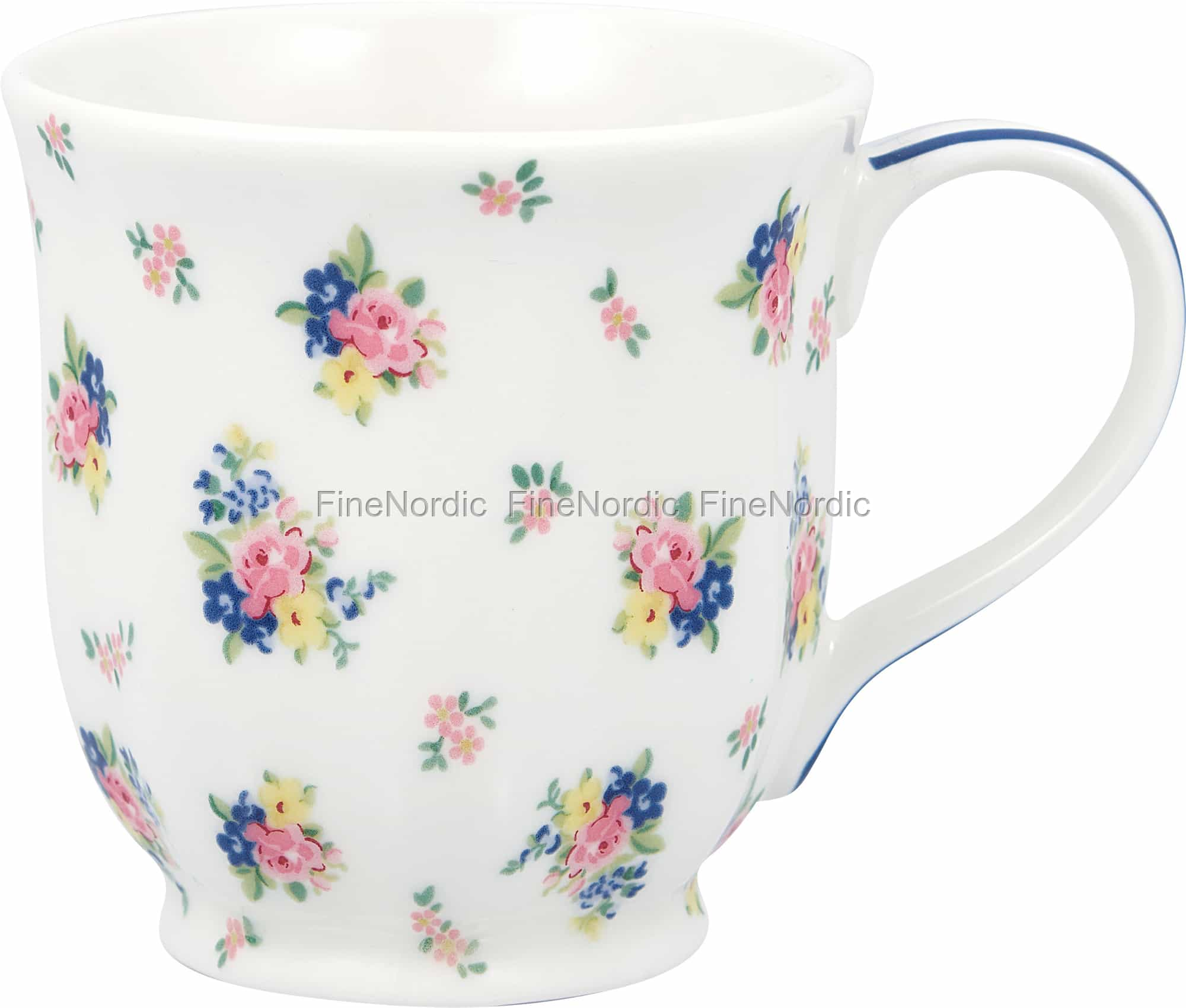 GreenGate Tea Mug Augusta White