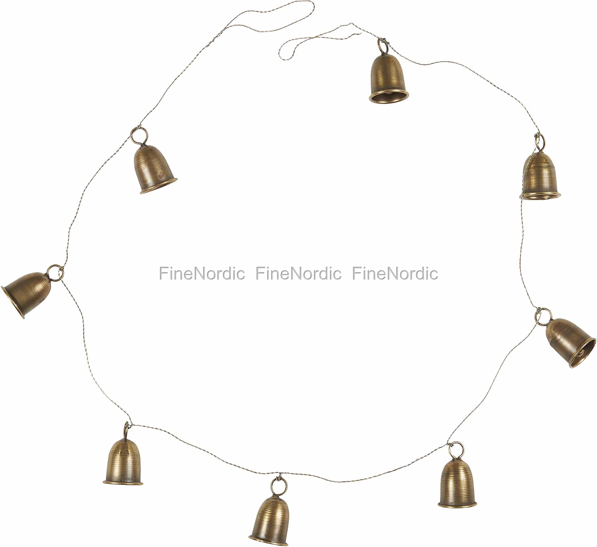 Ib Laursen String with 8 Bells Brass