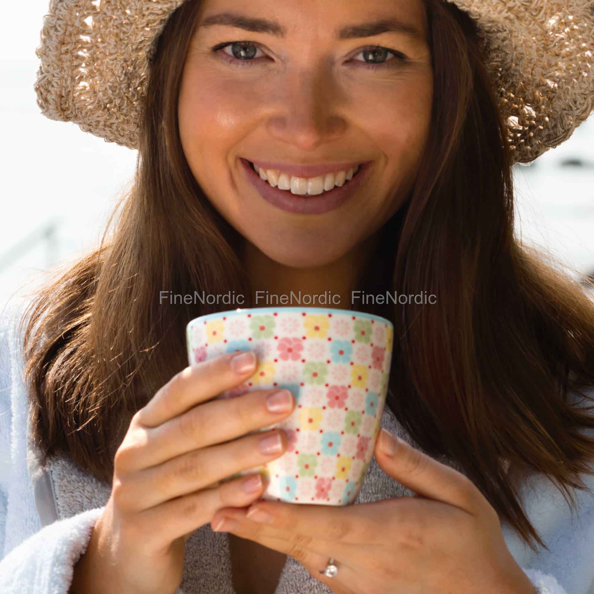 GreenGate Latte Cup Edie White