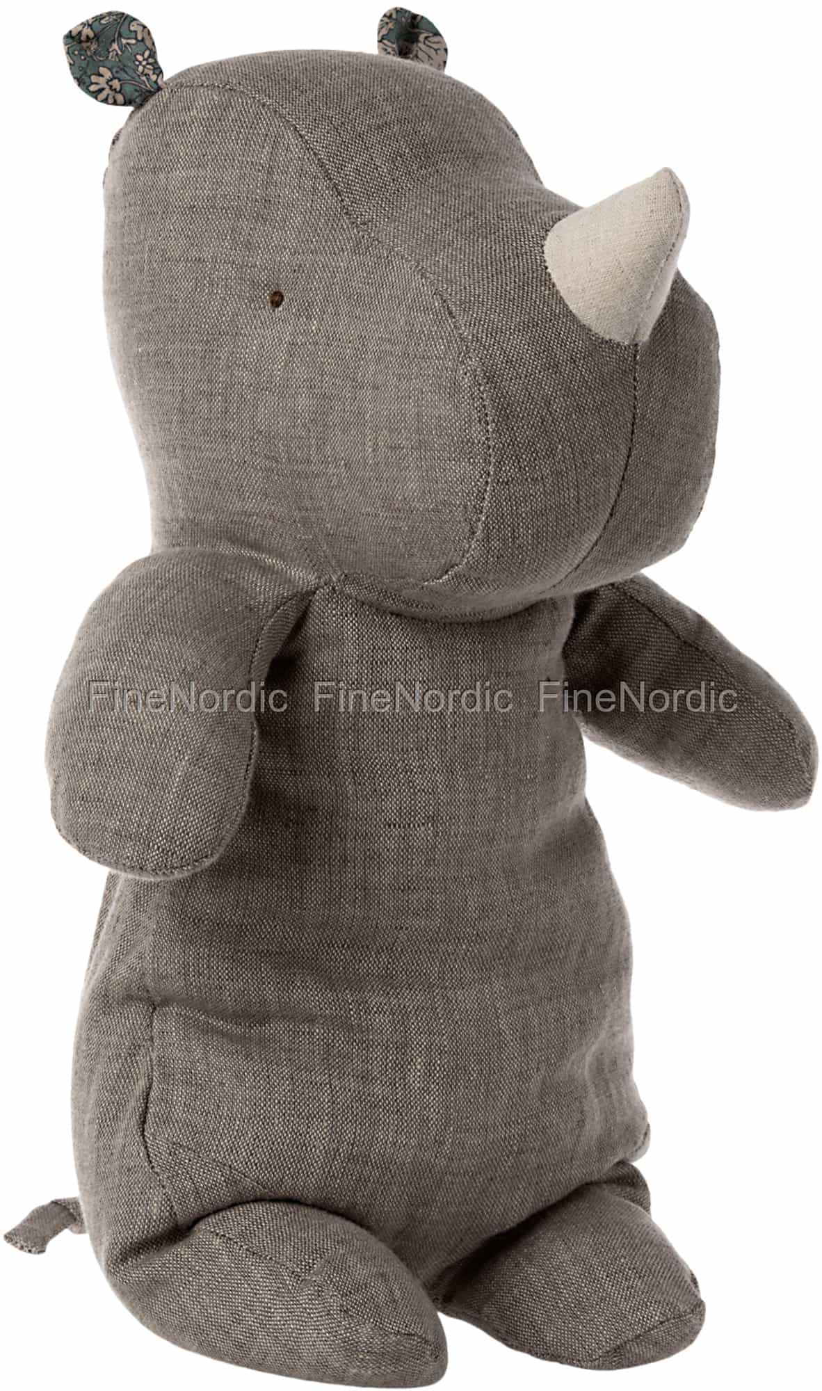 Maileg Safari Friends Medium Rhino - Dusty Blue main image 1