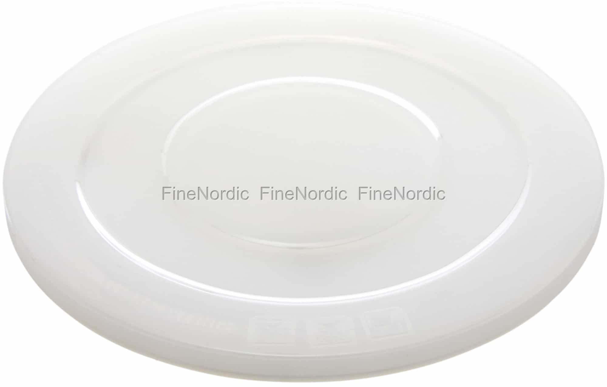 Rice Lid Round White Small