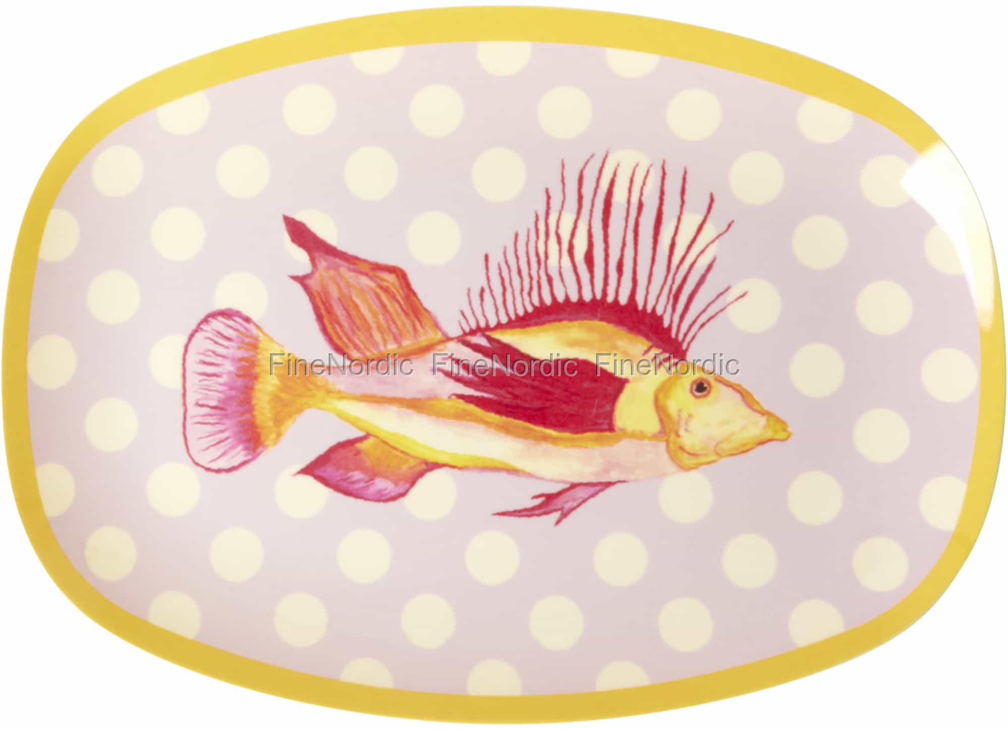 Fish shop melamine plates