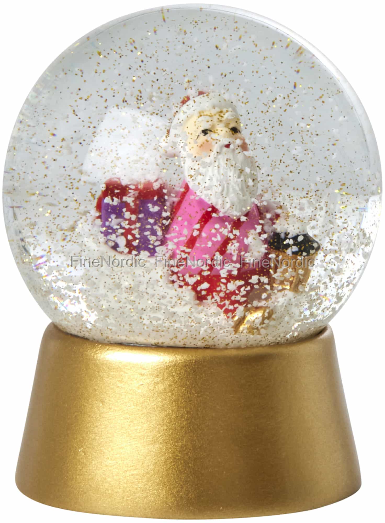 Rice Snow Globe - Xmas Santa Figurine