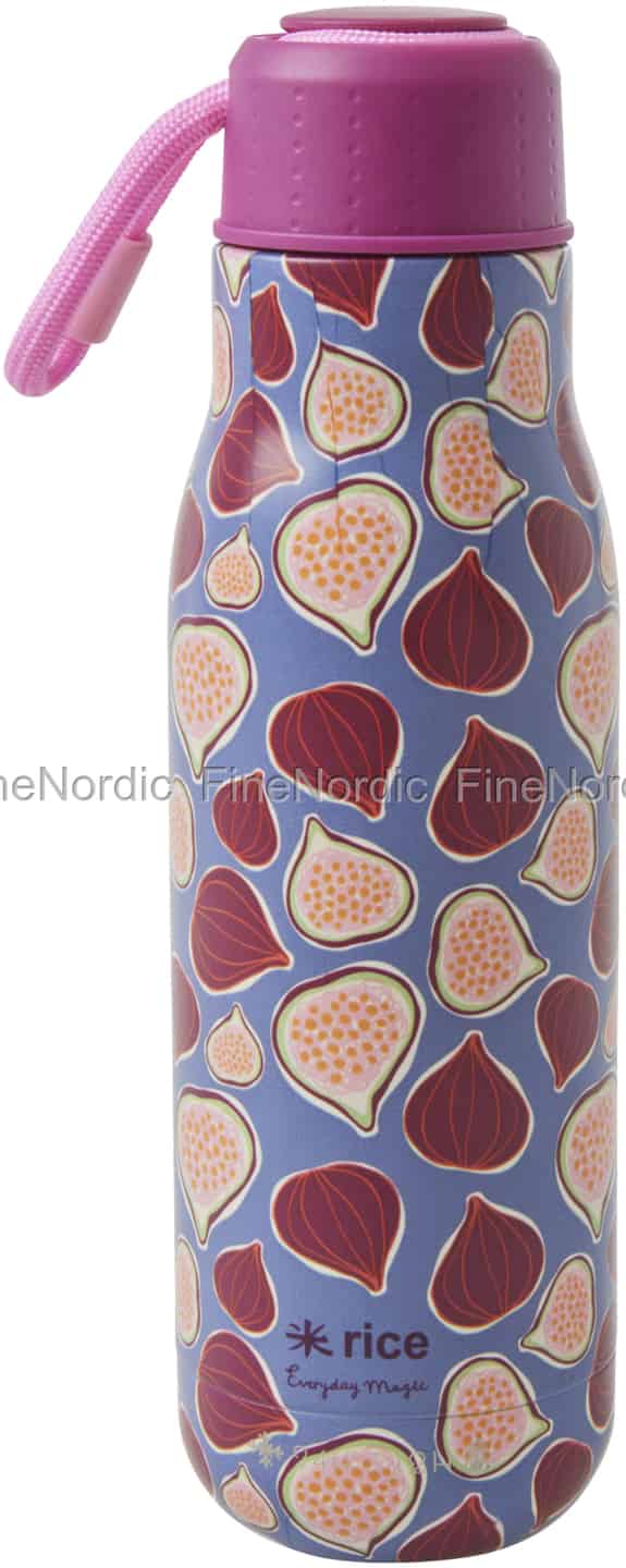 Rice Stainless Steel Thermos Bottle - Figs in Love - 12 Hours Hot / 24  Hours Cold