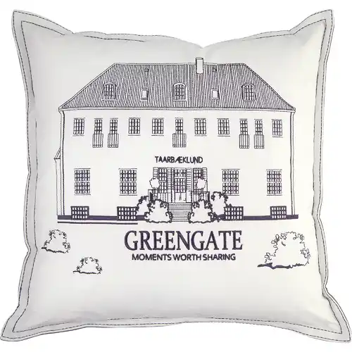 Denmark GreenGate Elwin white chair cushion/ pillow cover/ 4