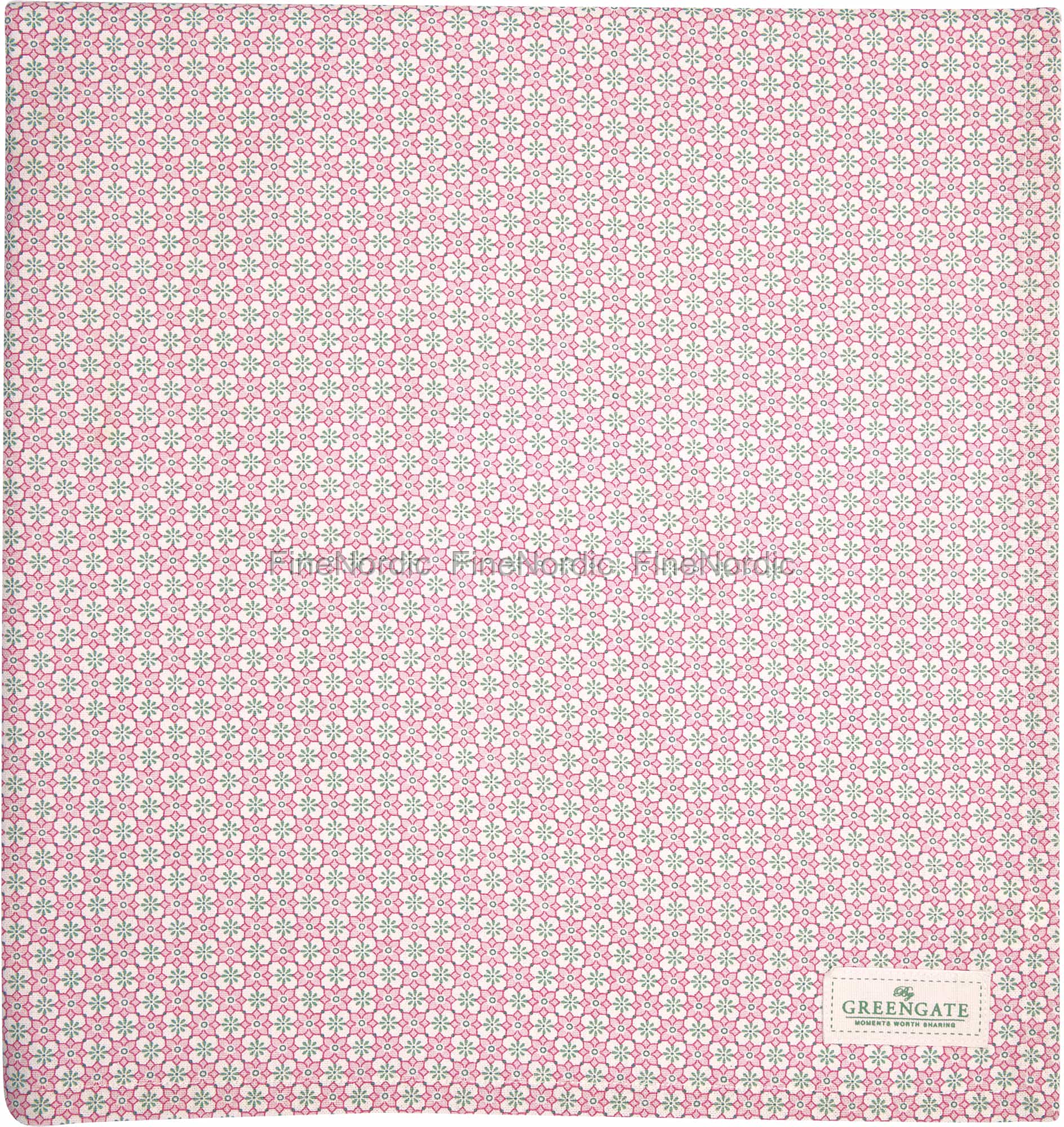 GreenGate Tablecloth Gwen Pale Pink 150 x 150 cm