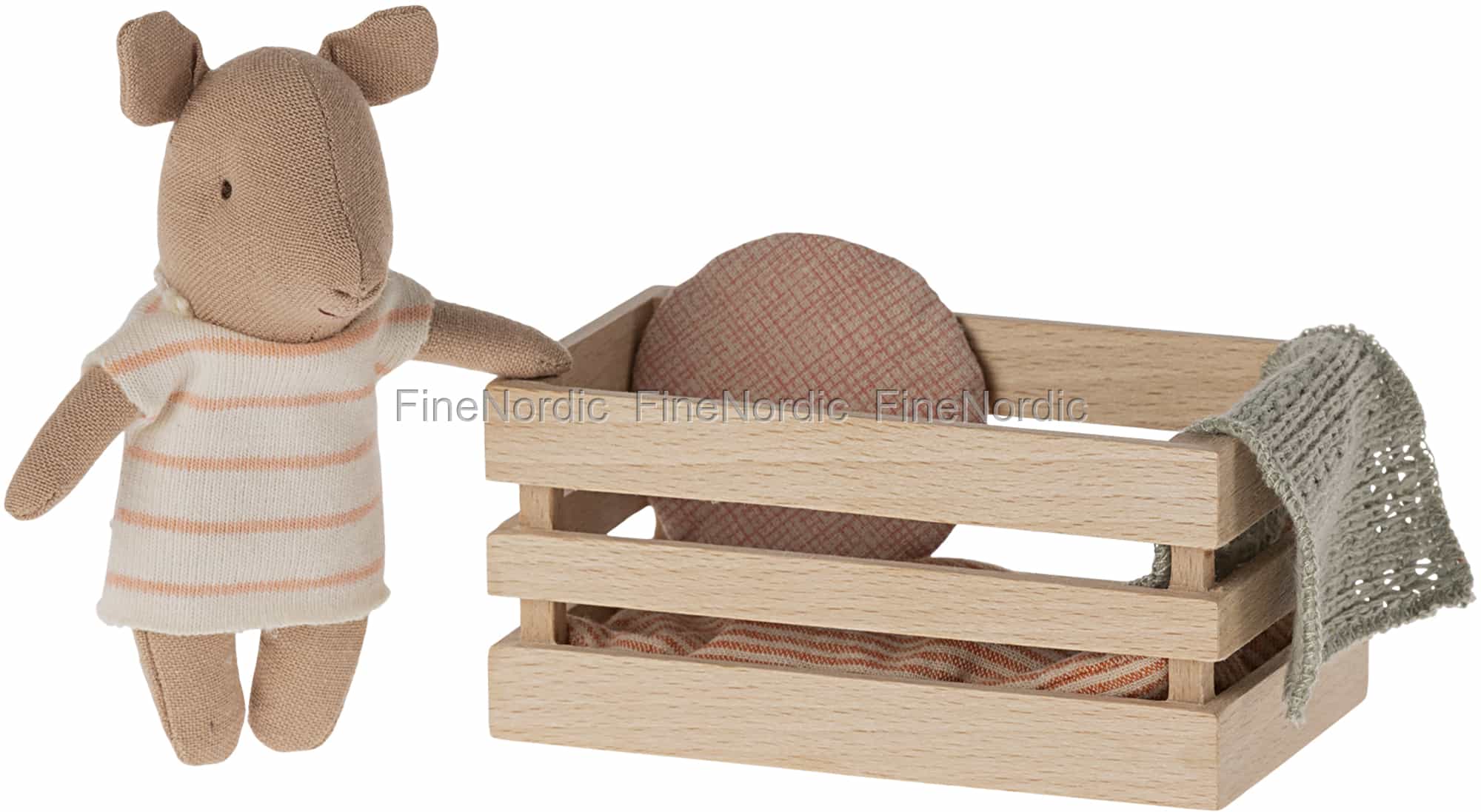 Maileg Pig in box - Baby Boy main image 1
