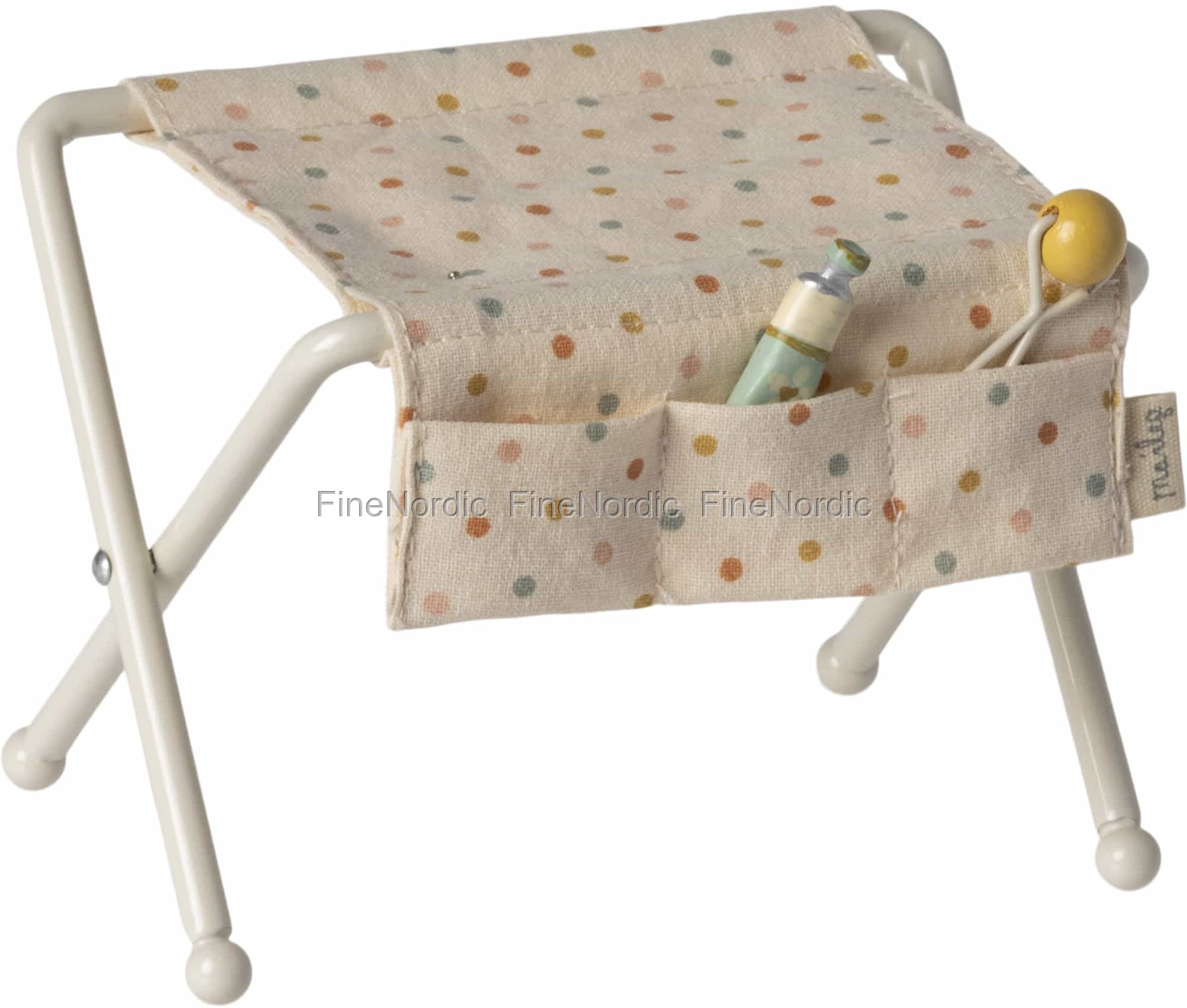 Maileg Miniature Nursery Table for Baby Mouse Off White