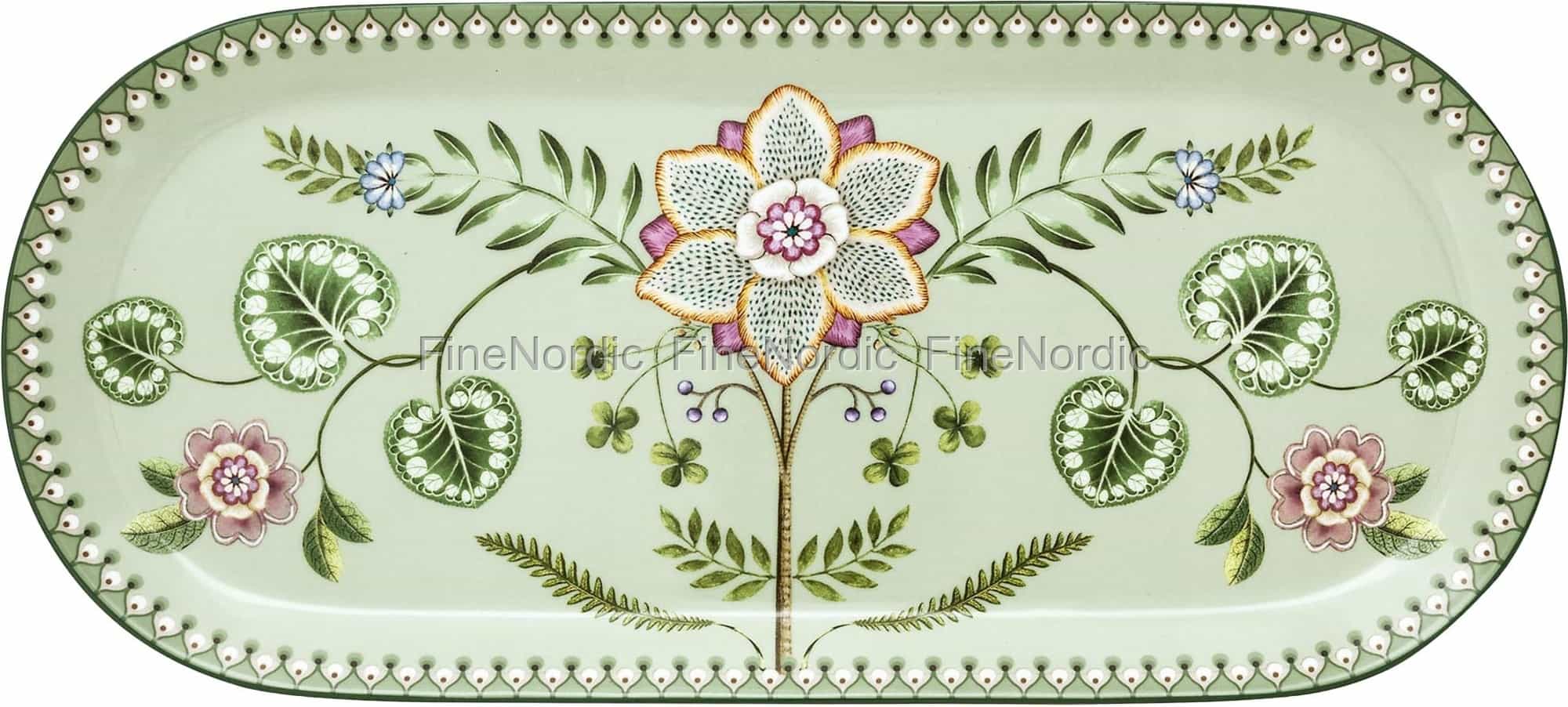 Pip Studio Cake Tray Lily & Lotus Light Green 33.3 x 15.5 cm