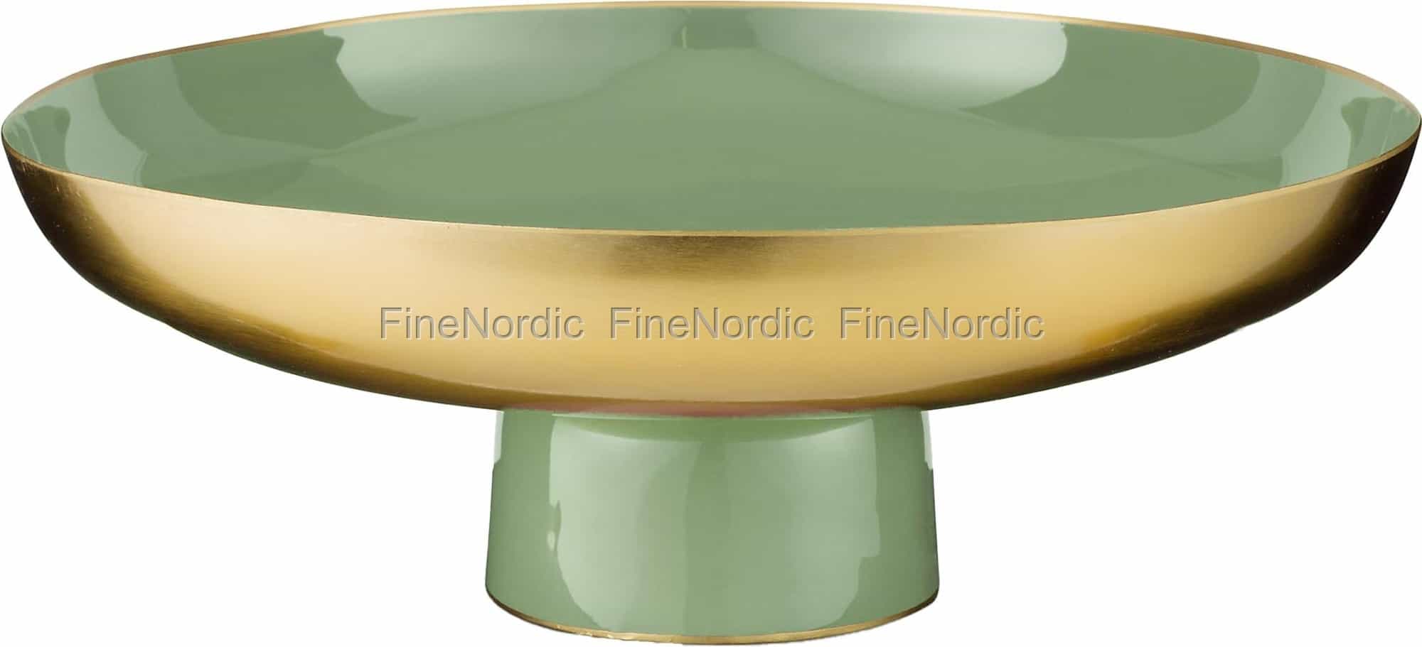Pip Studio Tray Metal Low Mid Green 35 x 12.5 cm