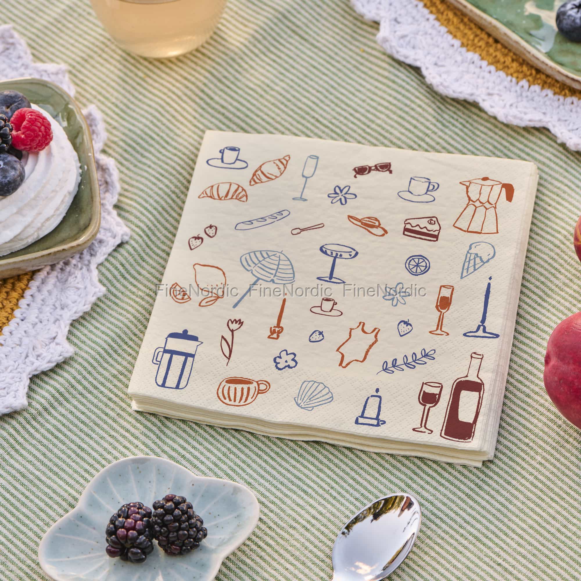 Ib Laursen Paper Napkins Dolce Vita 20 pcs