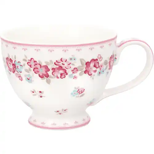 GreenGate Latte Cup Becher Elle pale blue Geschirr | online kaufen | Emil & Paula